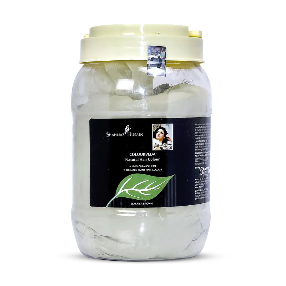 Shahnaz Husain Natural Hair Color | Henna Powder | Herb Mix |100% Chemical Free | Mehandi |Organic Plant Based Hair Colour (500G