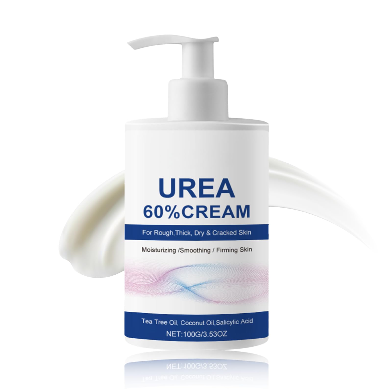 60% Urea Foot Cream for Dry Cracked Feet  Maximum Strength Moisturizing Lotion to Soften Calluses & Heels, Deep Hydration for R