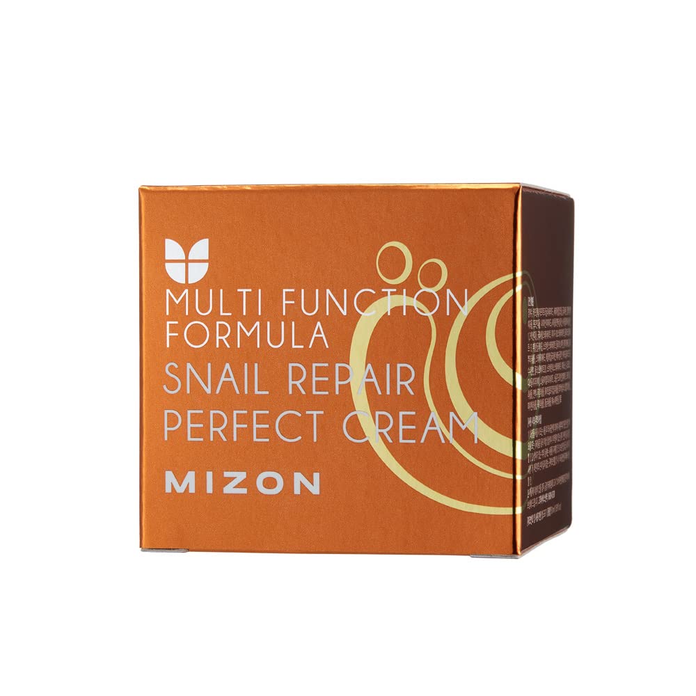 MIZON Snail Repair Perfect Cream, Snail Mucin, Niacinamide, Phyto Mucin, Adenosine, Deep Hydration, Wrinkle-care, Nutrition, Par