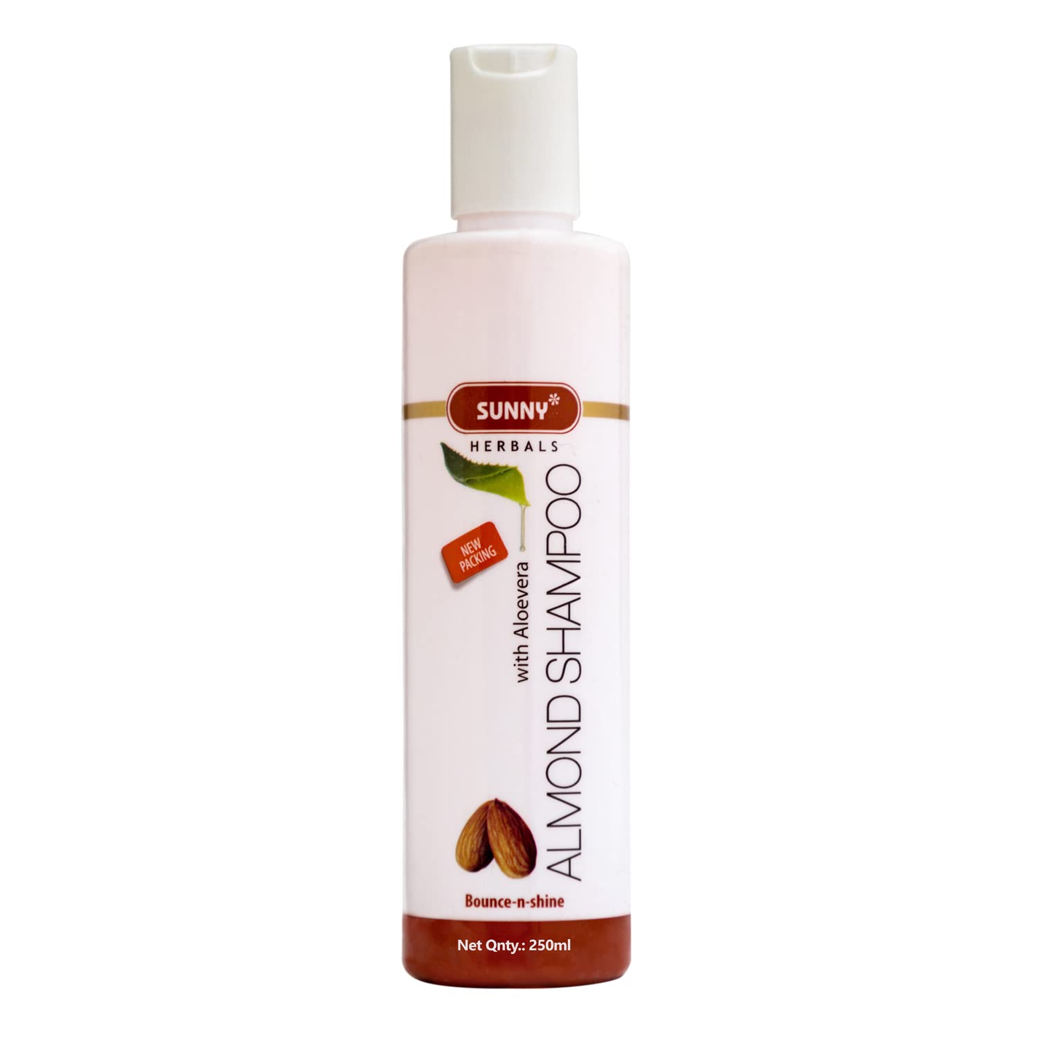 Sunny Almond Shampoo With Aloevera |Combats Hair Fall, Makes Hair Stronger & Thicker | Improves Follicular Health, Gives Soft & 