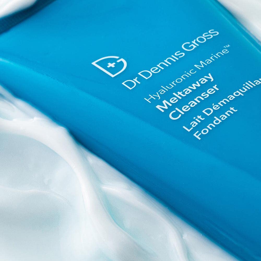 Dr Dennis Gross Hyaluronic Marine Meltaway Cleanser | Oil-Free Hypoallergenic Makeup Removing Cleanser Removes Waterproof Makeup