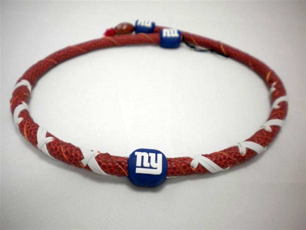 NFL New York Giants Classic Spiral Football Necklace