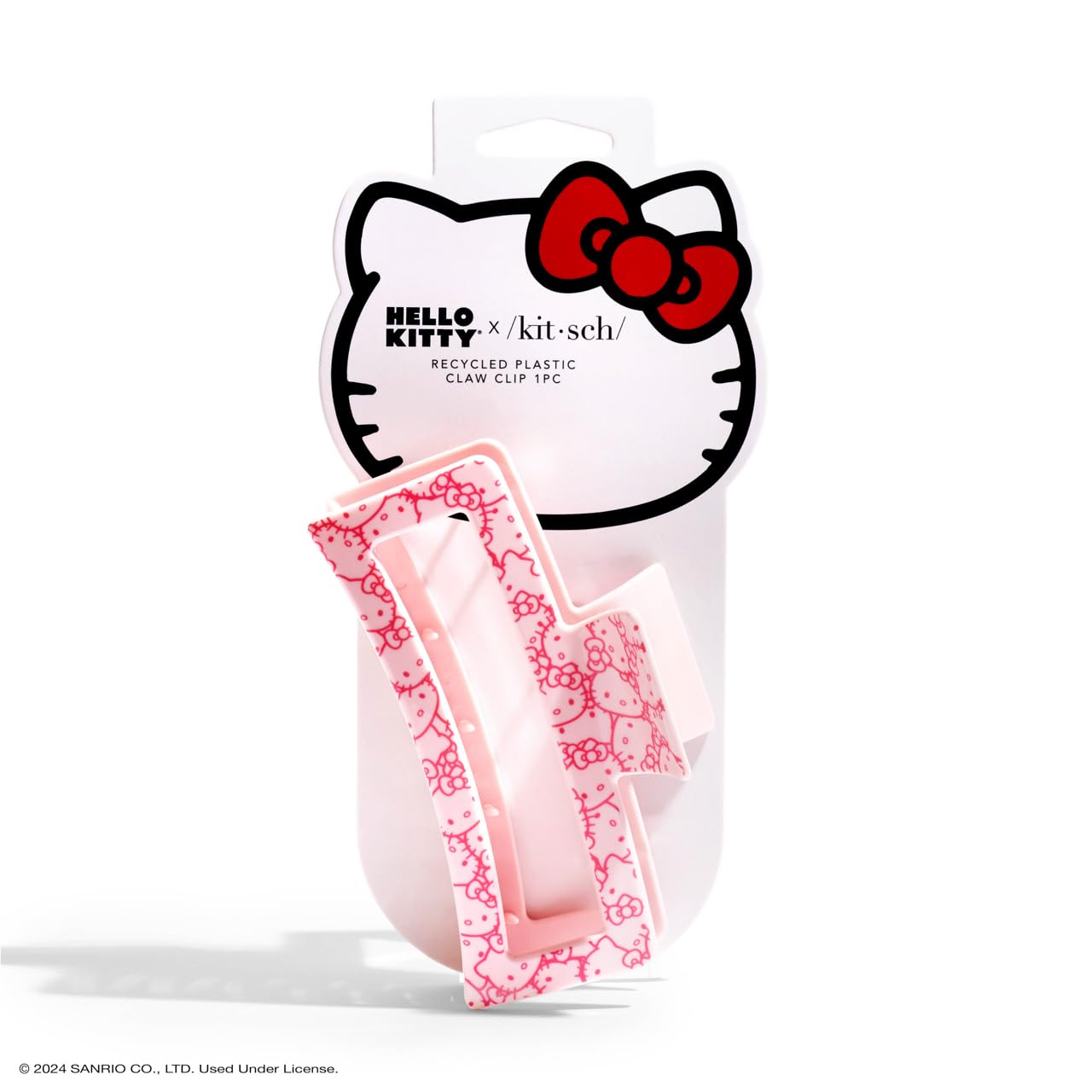 Hello Kitty x Kitsch Recycled Plastic Jumbo Claw Clip - Extra Large Claw Clips for Thick Hair, Large Hair Clips for Women, Big H