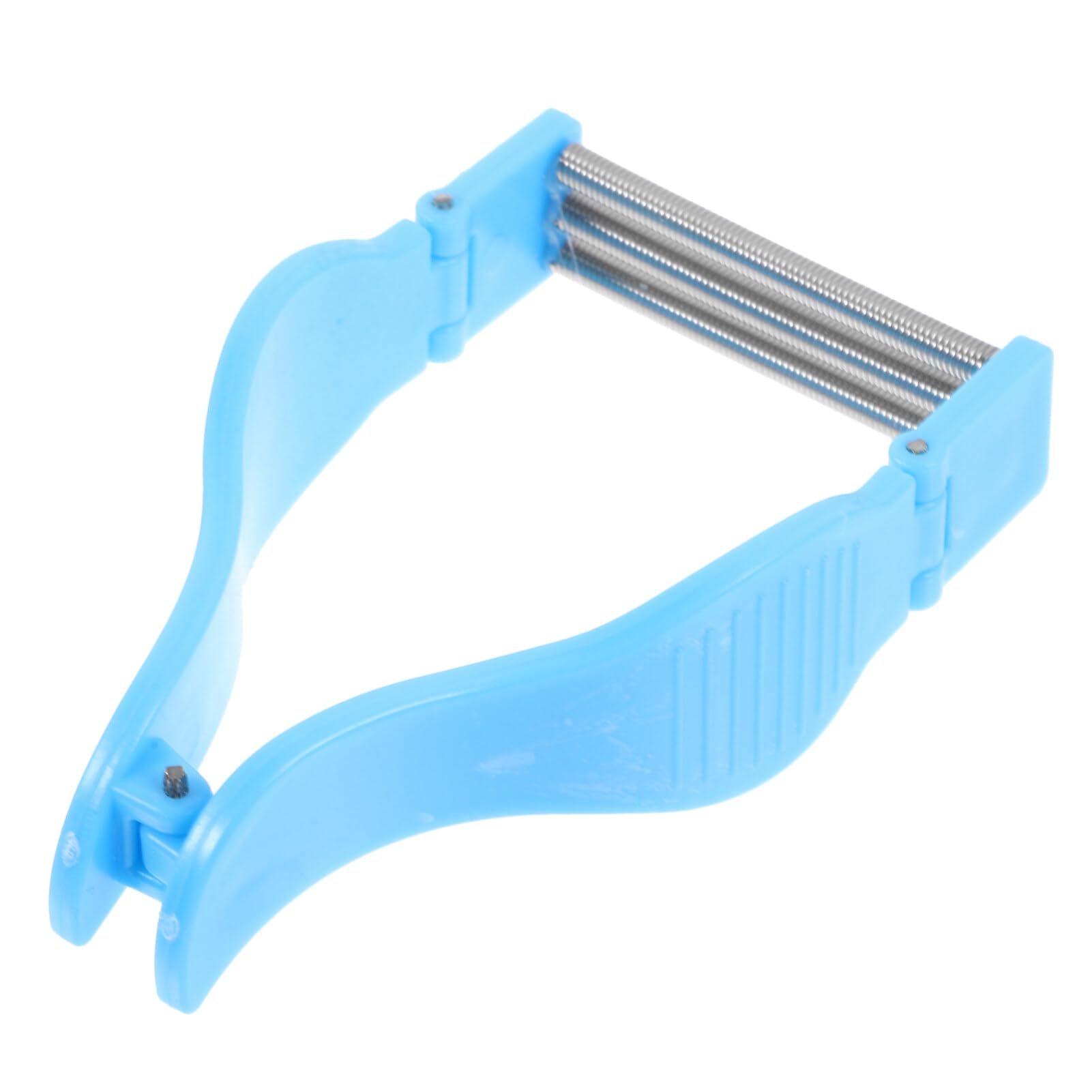 FOMIYES Face Hair Remover Facial Hair Spring Epilator Women Chin Cheeks Hair Remove Tool Spring Hair Remover Blue