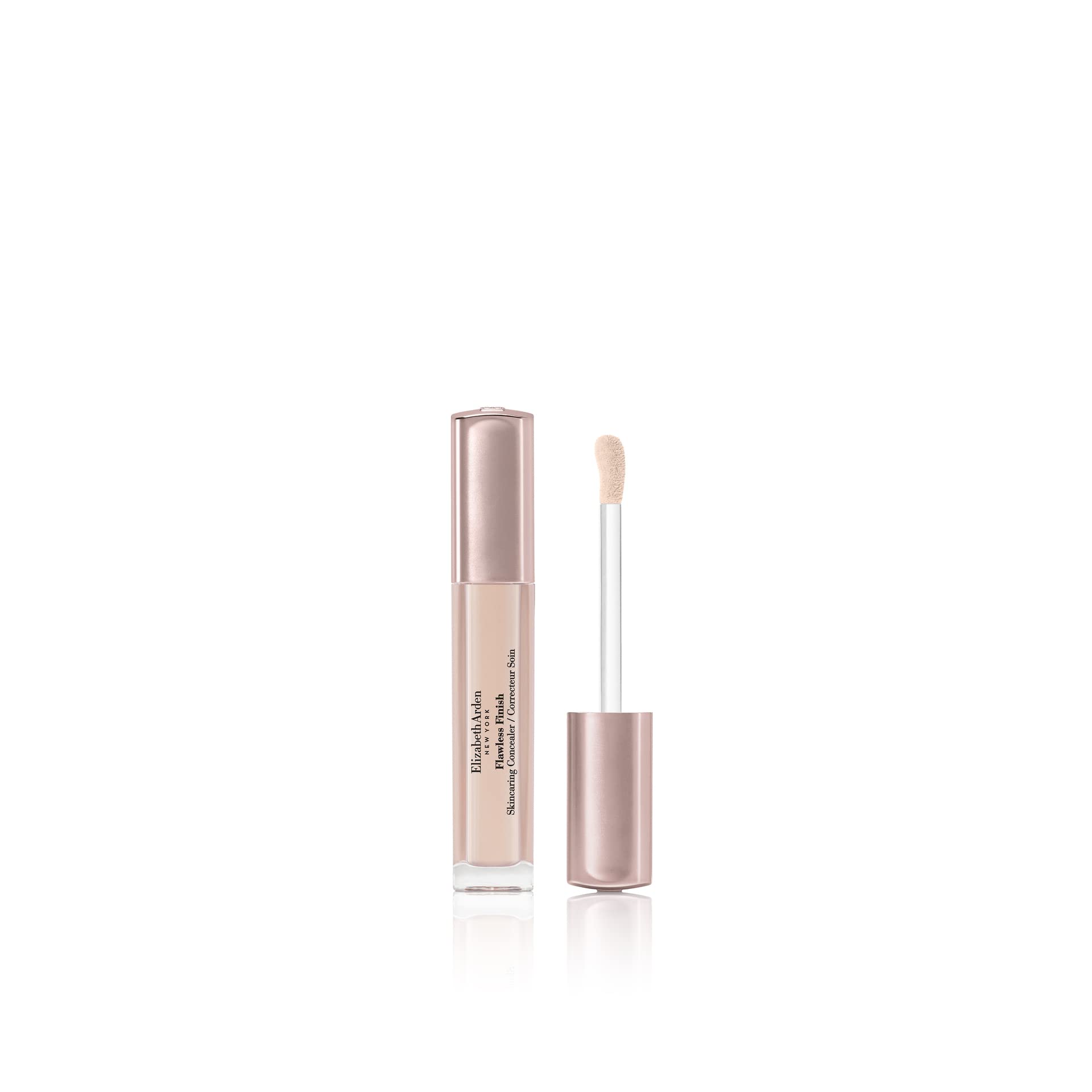Elizabeth Arden Flawless Finish Skincaring Concealer with Hyaluronic Acid, Vitamin C and E, 215 (Light Medium), 0.2 oz