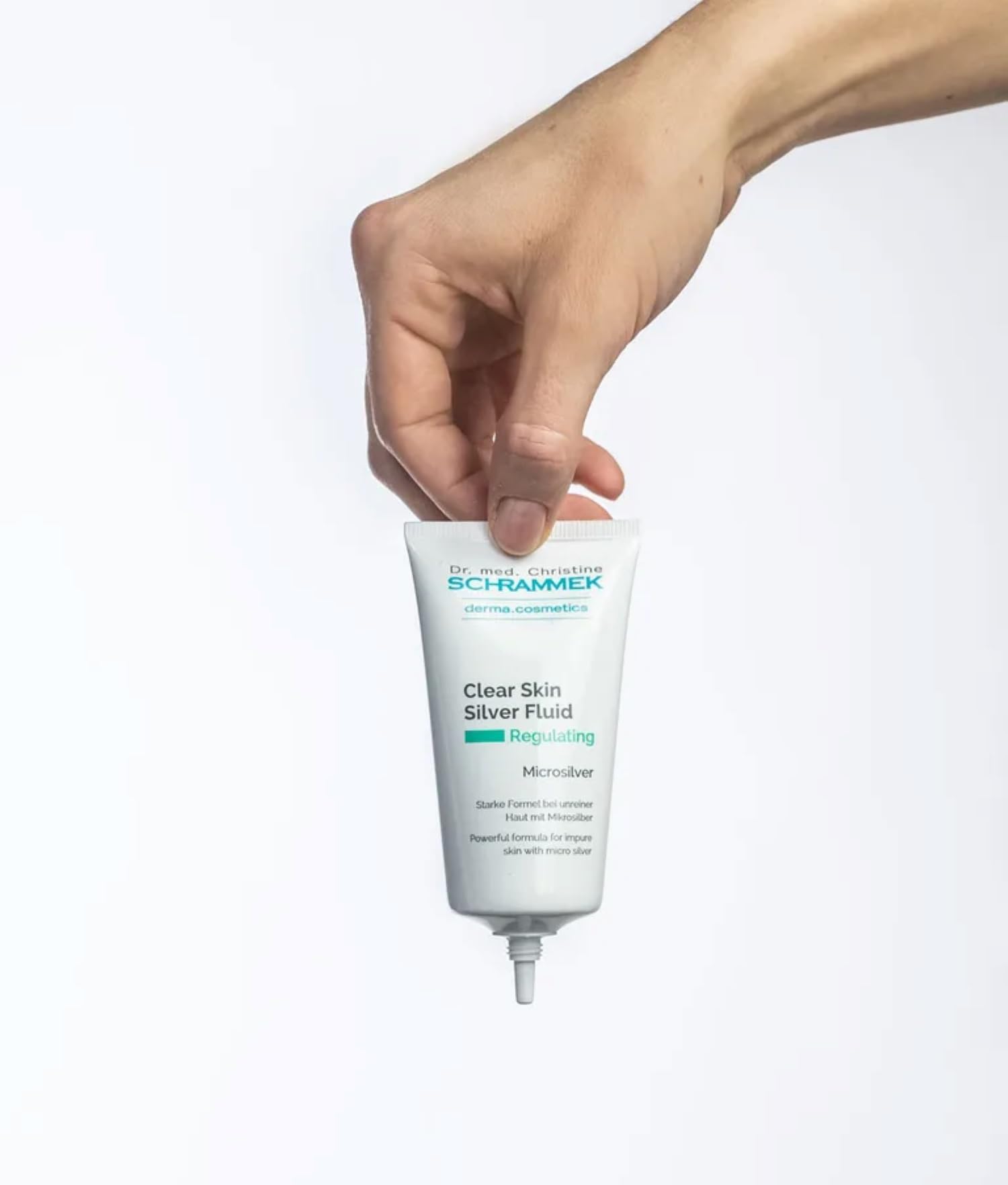 Clear Skin Silver Fluid (1.7 fl oz) - Powerful Formula for Impure Skin with Microsilver - Combats the Key Factors of Impure Skin