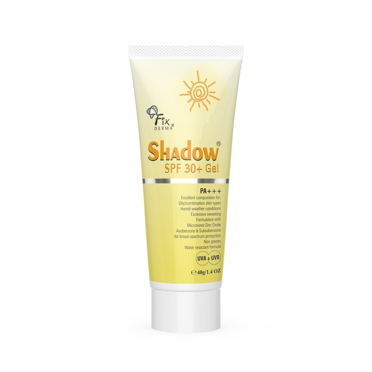 THRU Shadow Sunscreen SPF 30+ Gel Sunscreen For Oily Skin, Sun Screen Protector SPF 30 For Body & Face, Broad Spectrum For UVA &