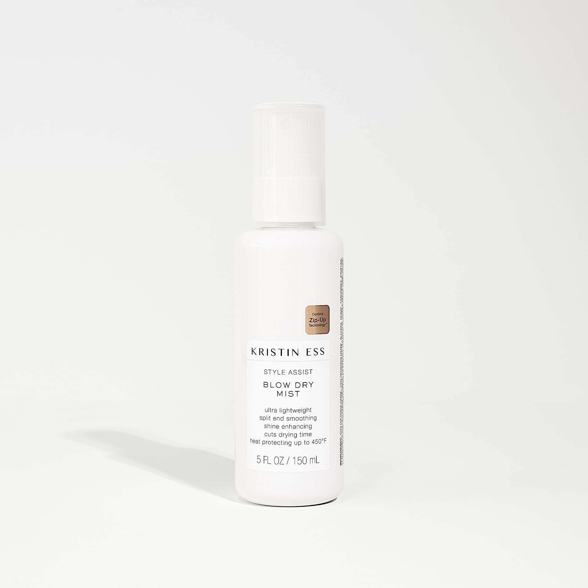 Kristin Ess Style Assist Blow Dry Mist Heat Protectant Spray - Shine Enhancing Frizz Control - Heat Protection Up To 450 - Sulfa