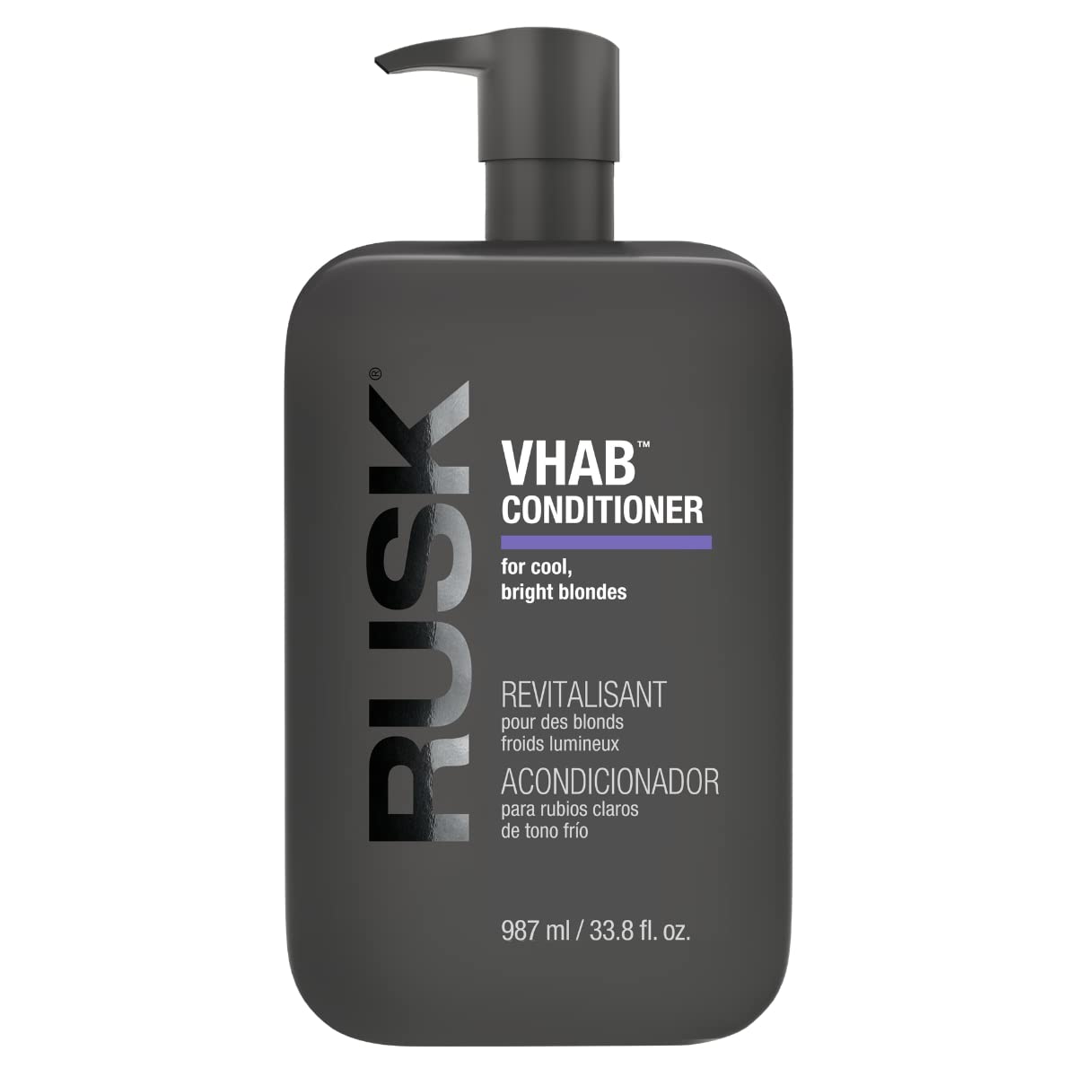 RUSK VHAB Color Care Weightless Conditioner, Reduce Breakage, Fight Frizz, and Brightens Blonde, 33 oz