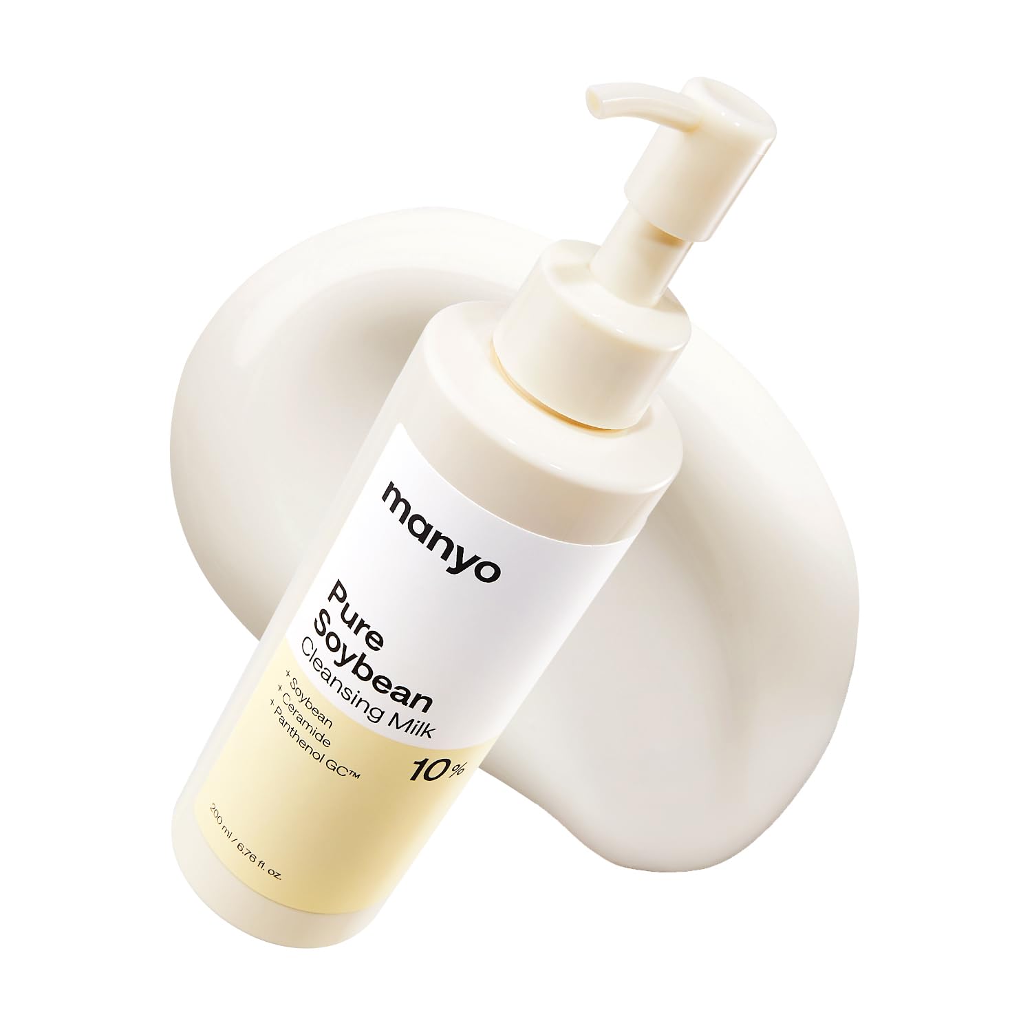 MANYO Pure Soybean Cleansing Milk, Facial Cleanser, 6.76 fl oz