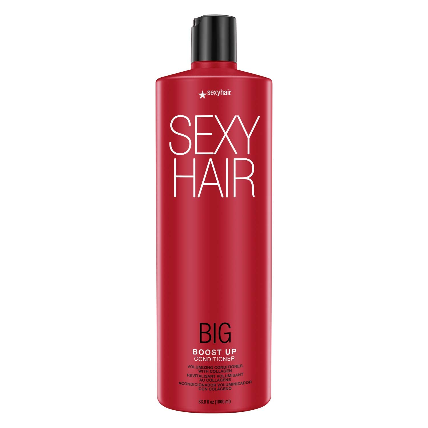 Sexyhair Big Boost Up Volumizing Conditioner With Collagen, 338 Oz  20% More Volume  Sls And Sles Sulfate Free  All Hair Types