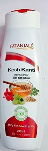 Patanjali Kesh Kanti Hair Cleanser Pack of 2 - Silk and Shine, 200ml (6.77 Fl Oz)