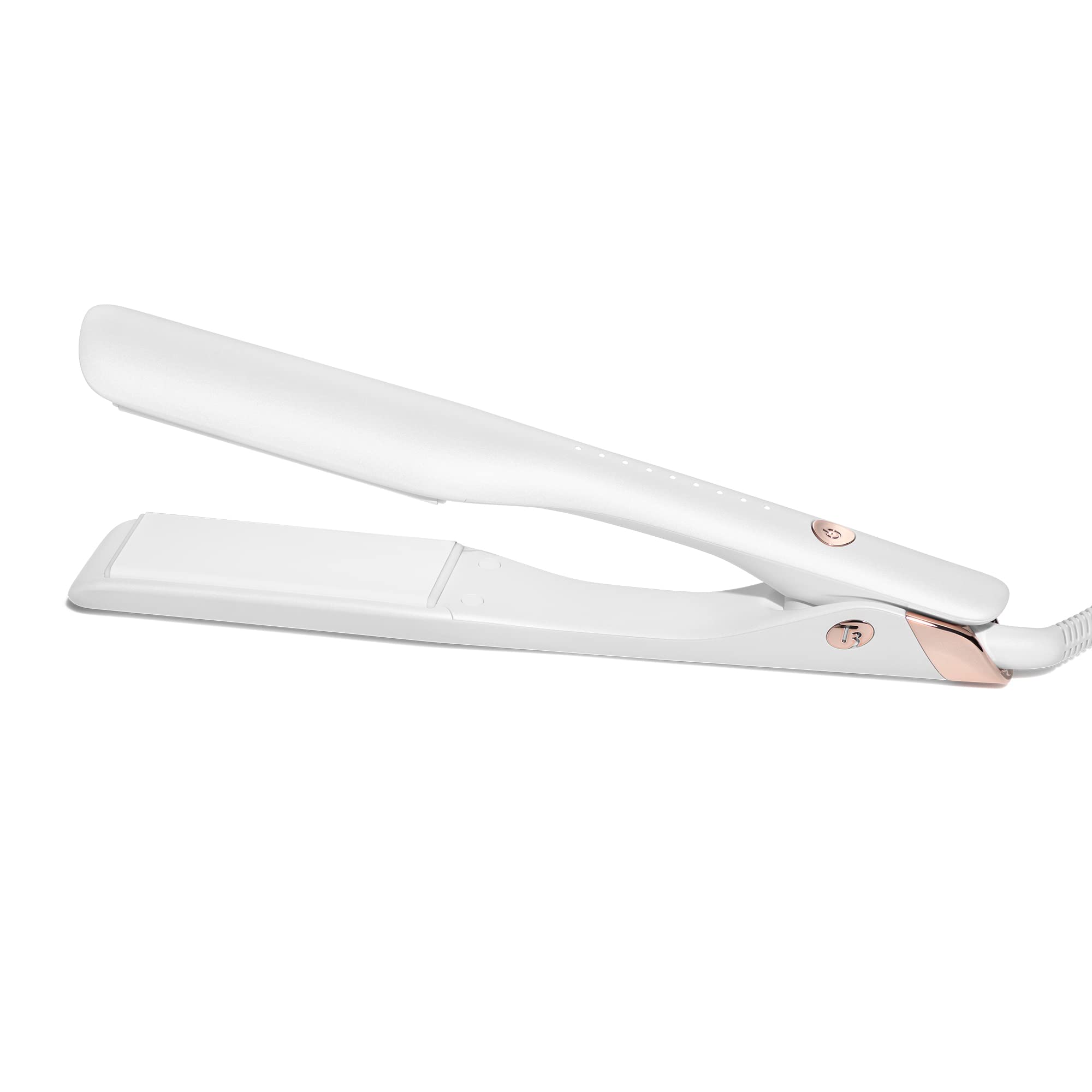 T3 Lucea 1.5 Straightening & Styling Iron, White/Rose Gold, 1    