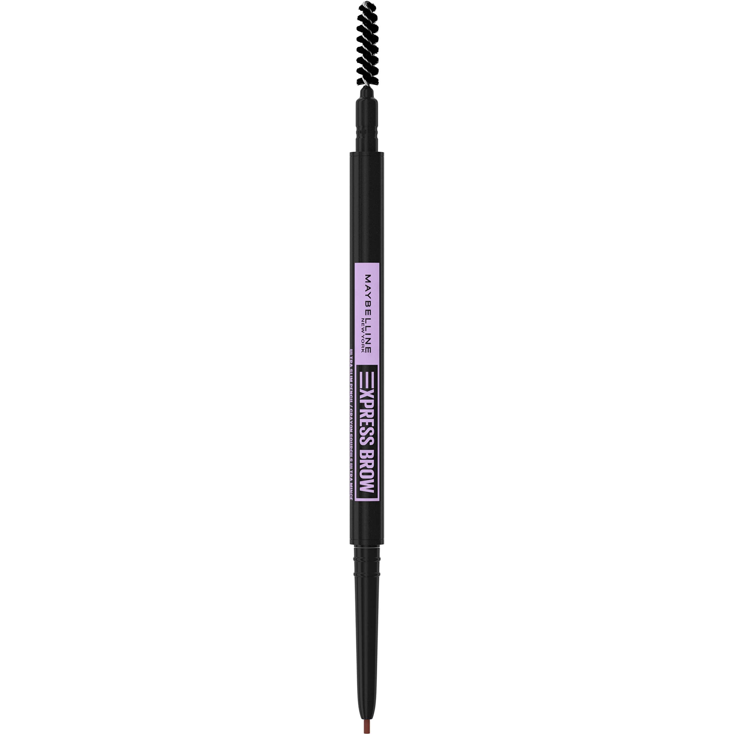 Maybelline Express Brow Ultra Slim Eyebrow Makeup, Brow Pencil with Precision Tip and Spoolie for Defined Eyebrows, Auburn, 1 Co