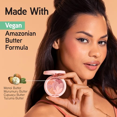 Physicians Formula Matte Monoi Butter Blush Makeup Powder, Mauvy Mattes, Dermatologist Tested