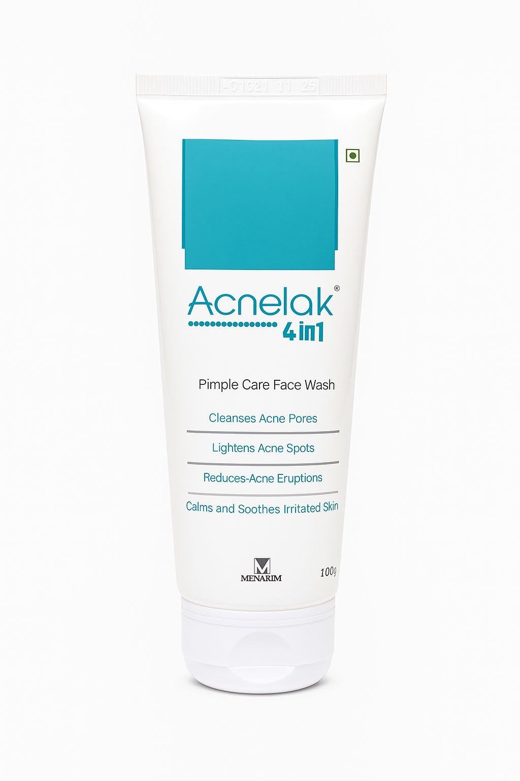 Acnelak 4In1 Pimple Care Face Wash  Deep Cleansing, Acne Spot Lightening & Skin Soothing, 100Ml