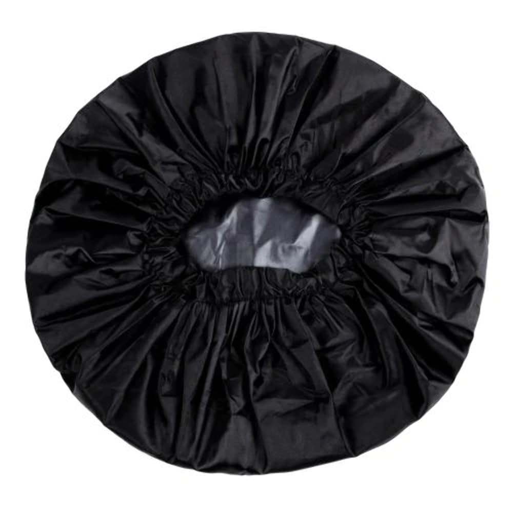 Lux By Qfitt Luxury Silky Satin Coated Shower & Conditioning 7054 Onyx