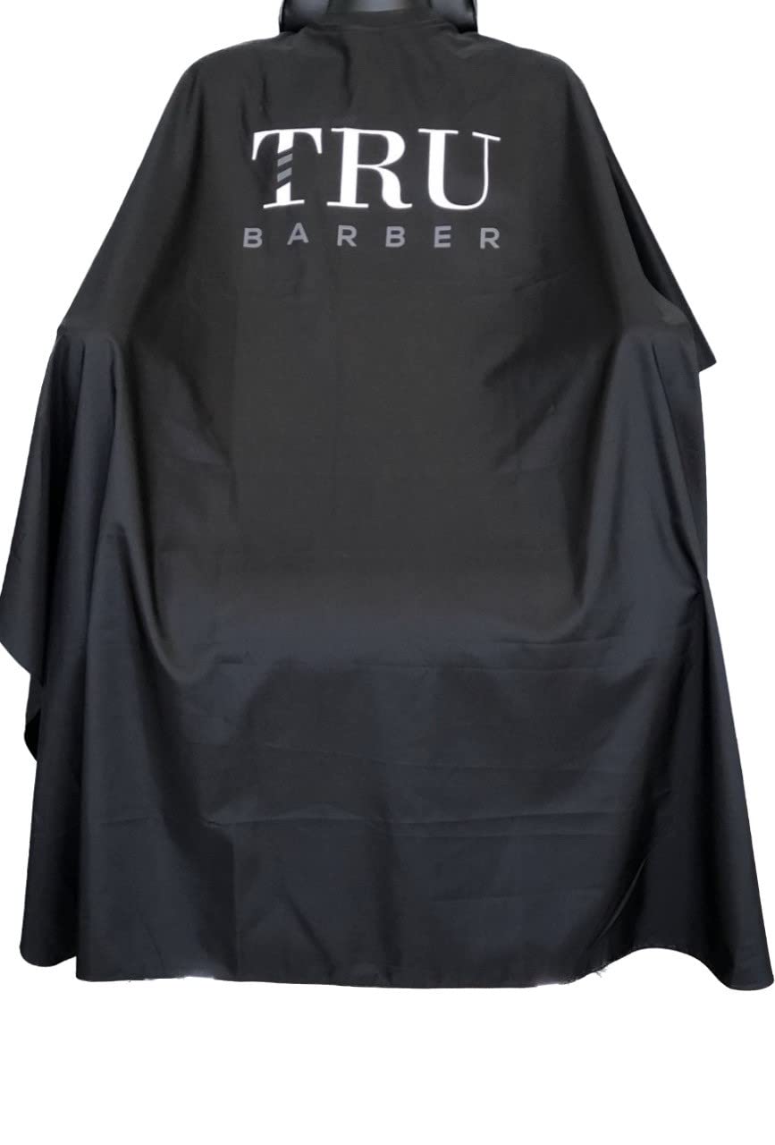 Tru Barber Cape, Light Weight Cape And Waterproof, Professional Salon Cape With Snap Closure Hair Salon Cutting Cape, Barber Cap