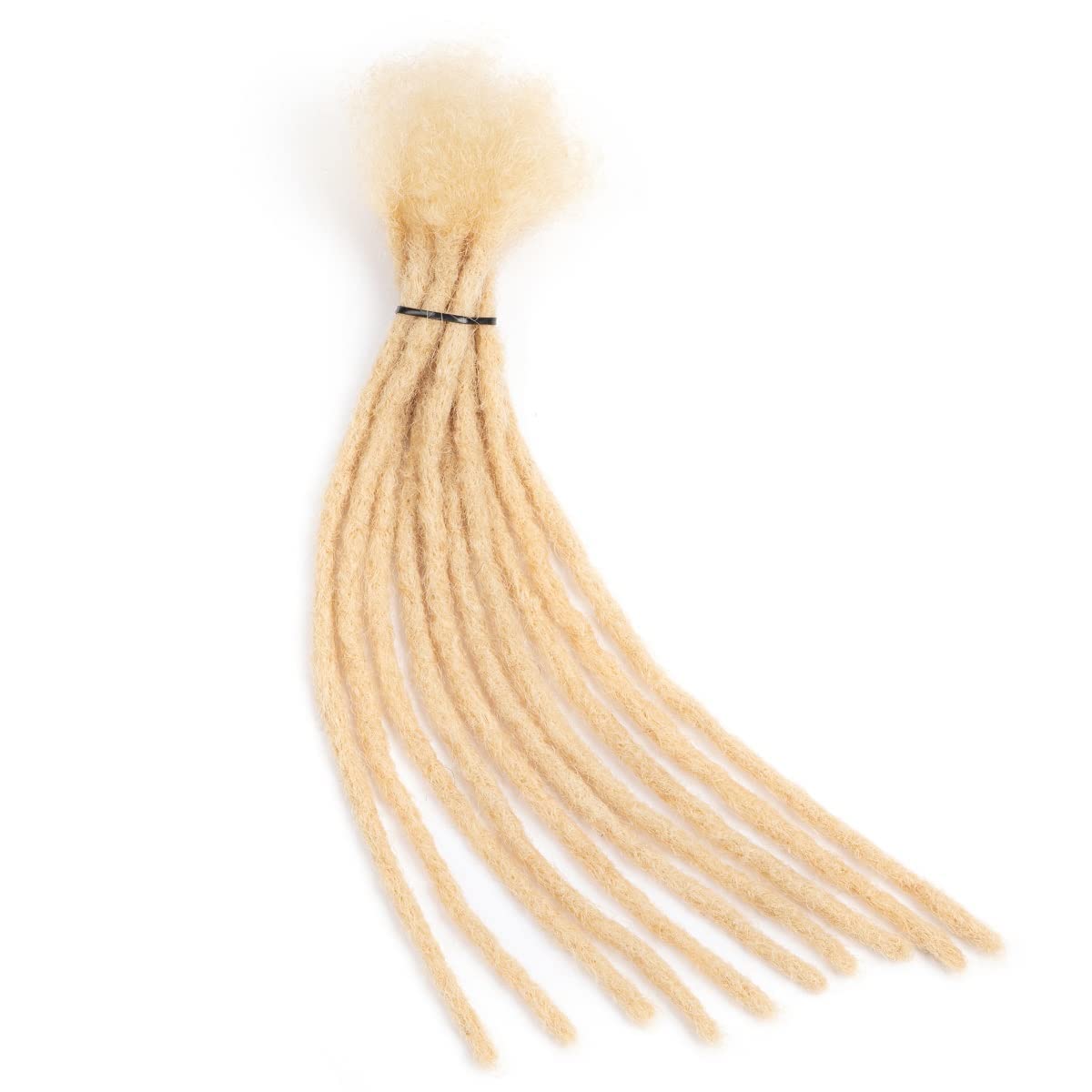Teresa Small 0.4cm and Medium 0.8cm Width 100% Human Hair Dreadlock Extensions for Men/Women/Kids Full Hand-made Permanent Dread
