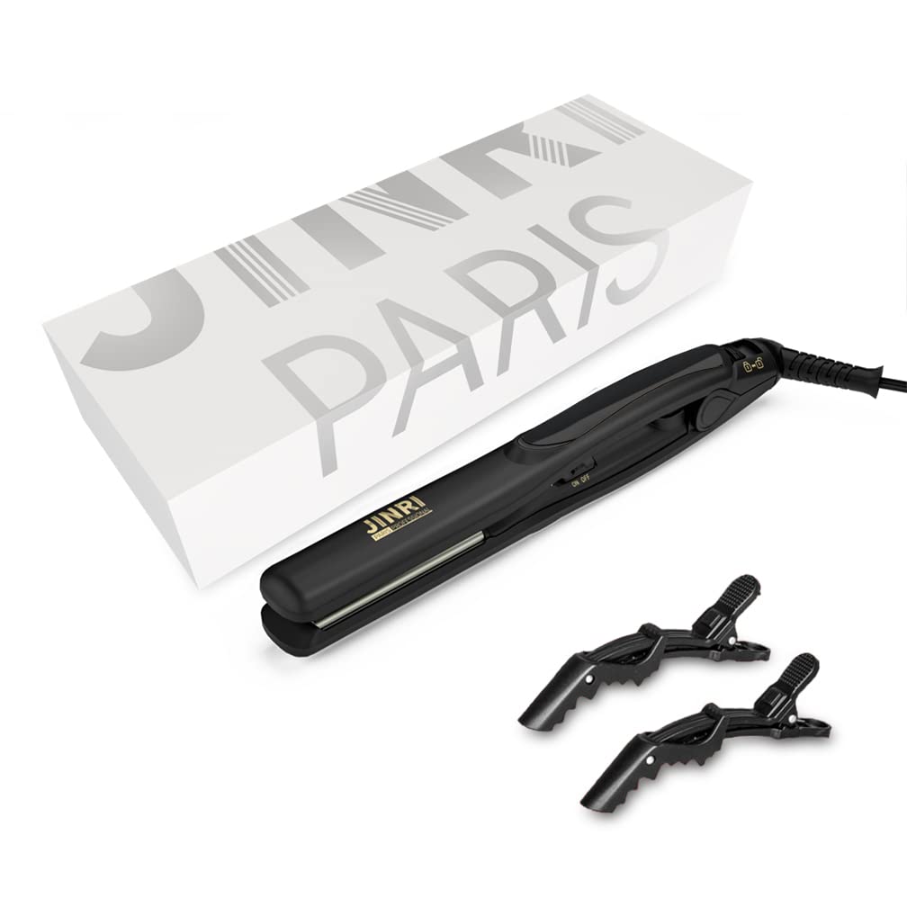 3 in 1 Hair Straightener Brush Hair Crimper Hair Straightener | Heated Hair Straightening Brush Flat Iron for Smooth, Anti Frizz