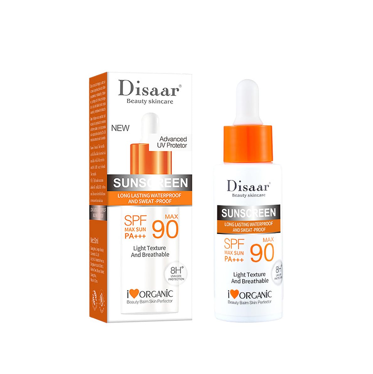 DISAAR BEAUTY Vitamin C Sunscreen Serum SPF 90 Waterproof 8Hour