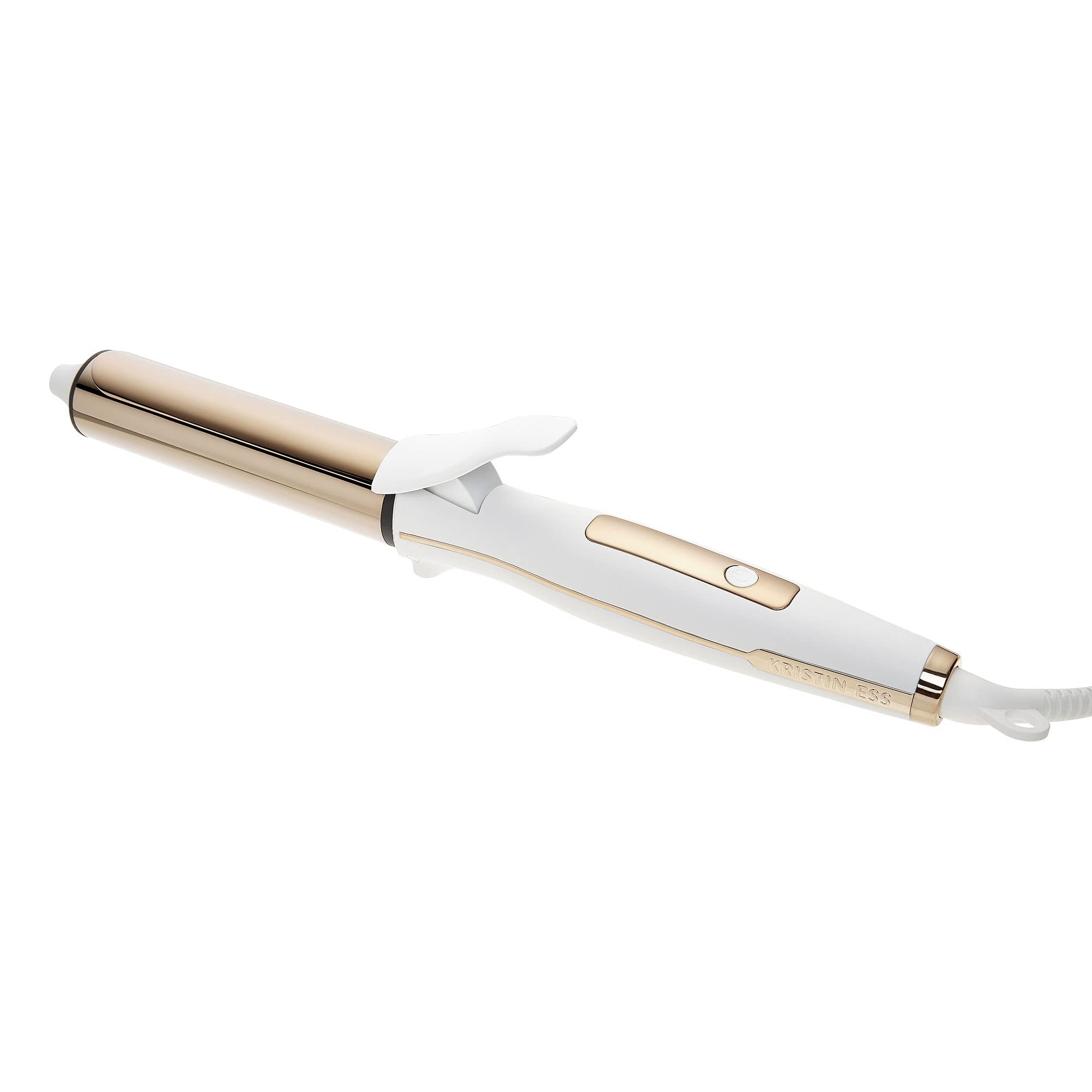 Kristin Ess Hair 1 1/4'' Titanium Curling Iron for Beach Waves + Curls for Medium and Long Hair, Smoothing + Frizz Control, Dual
