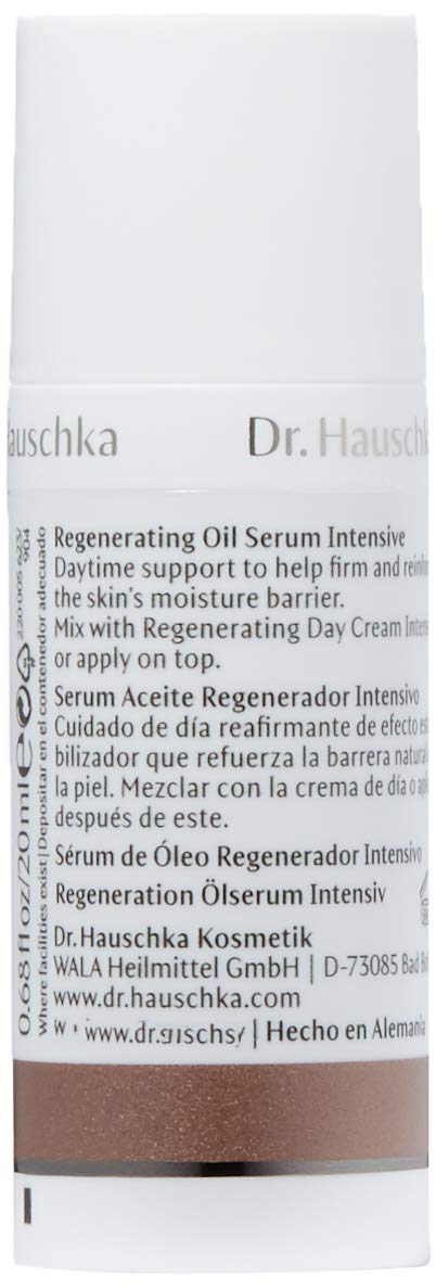 Dr. Hauschka Regenerating Oil Serum Intensive, daytime support to help firm and reinforce the skin's moisture barrier, 0.68 Fl O