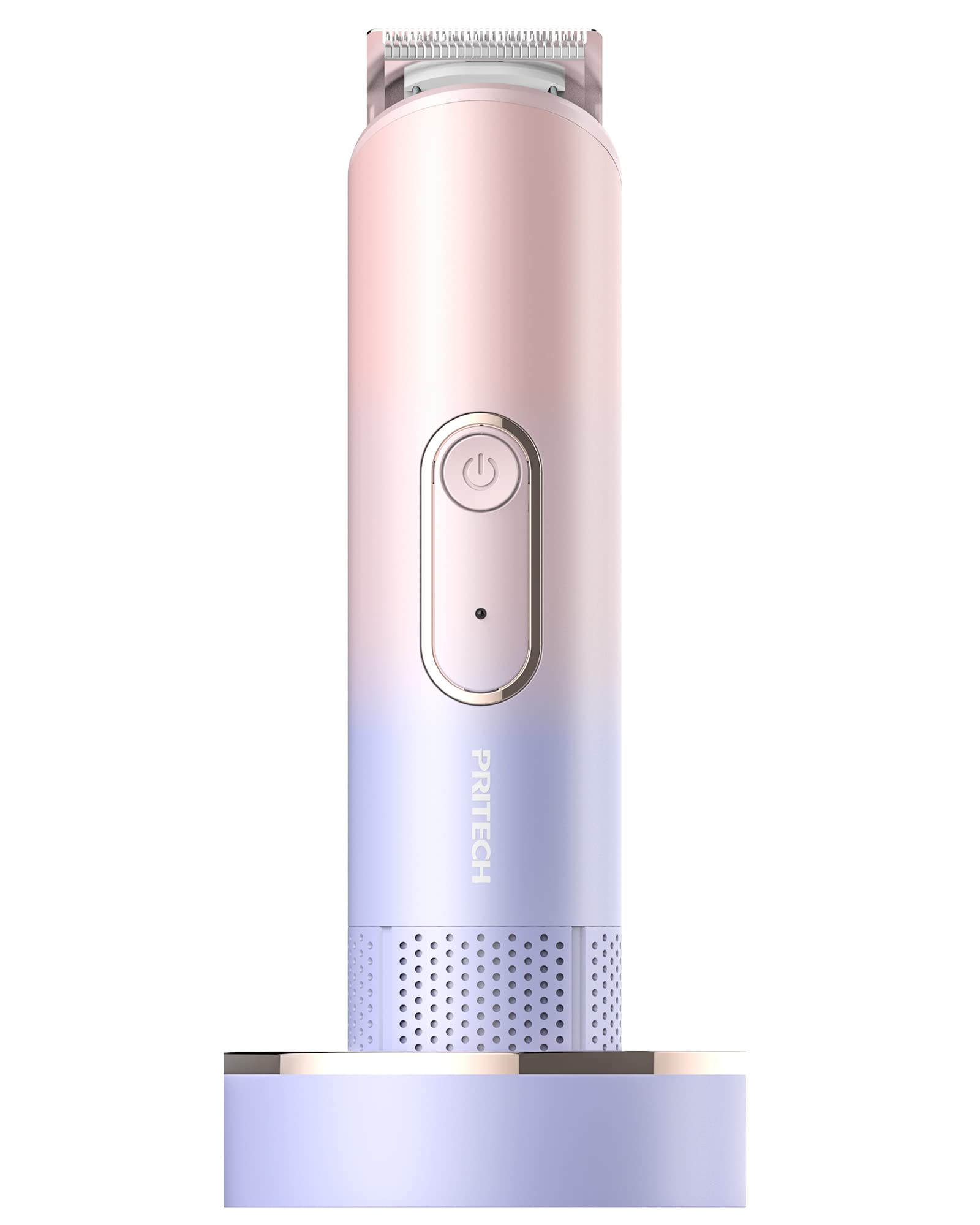 Pritech Hair Trimmer For Women, Waterproof Bikini Trimmer, Rechargeable Pubic Hair Clippers And Trimmer, Electric Shaver For Wom