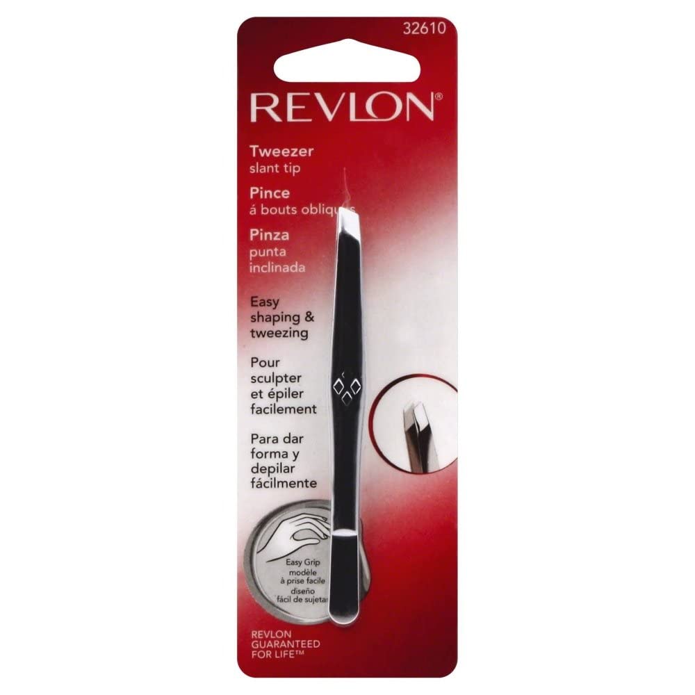 Revlon Stainless Steel Accurate Tweezing 1 Ea ( Pack Of 4 )