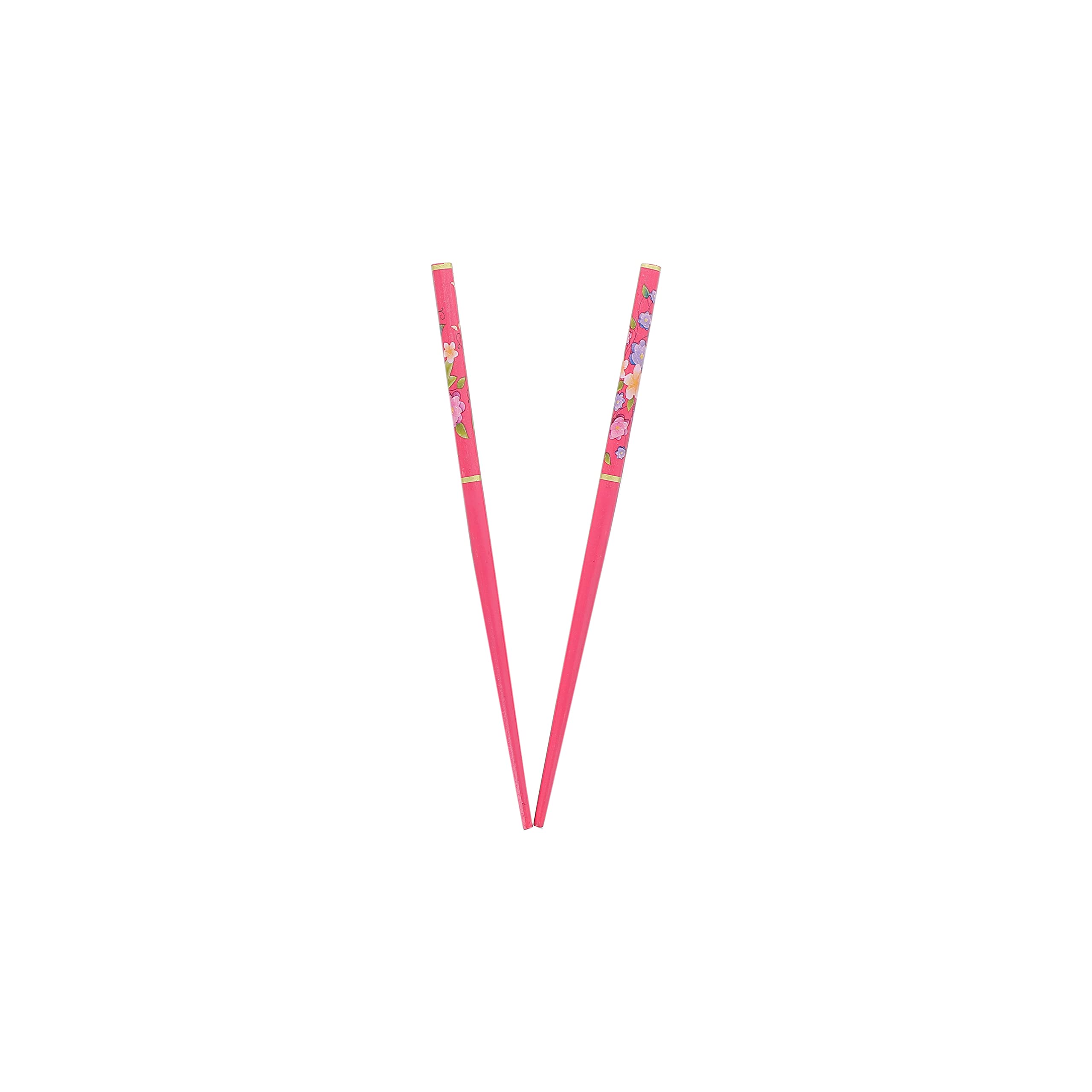 Floral Hair Sticks Chopsticks - Pack of 2-Pink