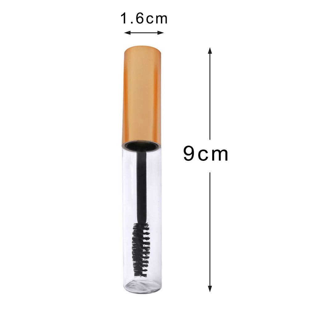 10Ml Empty Mascara Tube,Eyeliner Tube And Lip Gloss Tubes,Eyelash Cream Container Bottle With Funnels Transfer Pipettes(3Pcs)