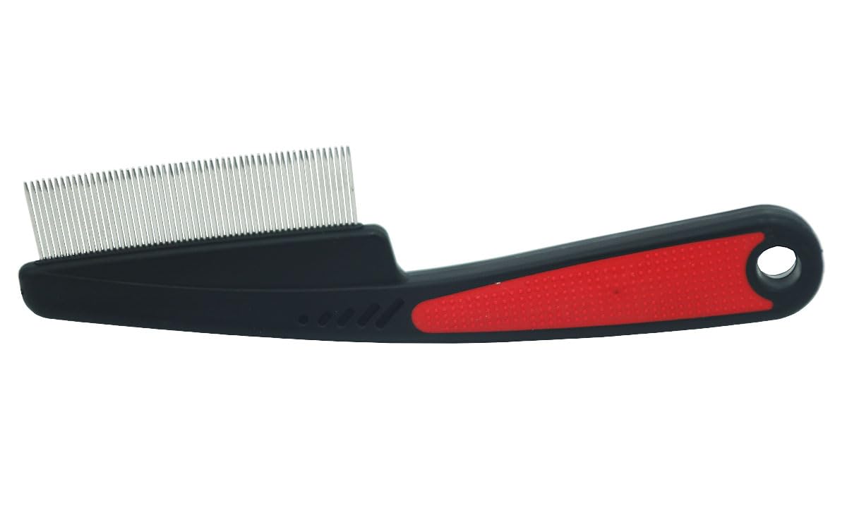 2 Pcs Set Dandruff Removal Combs,Stainless Steel Grooming Hair Comb,Fine & Wide Tooth