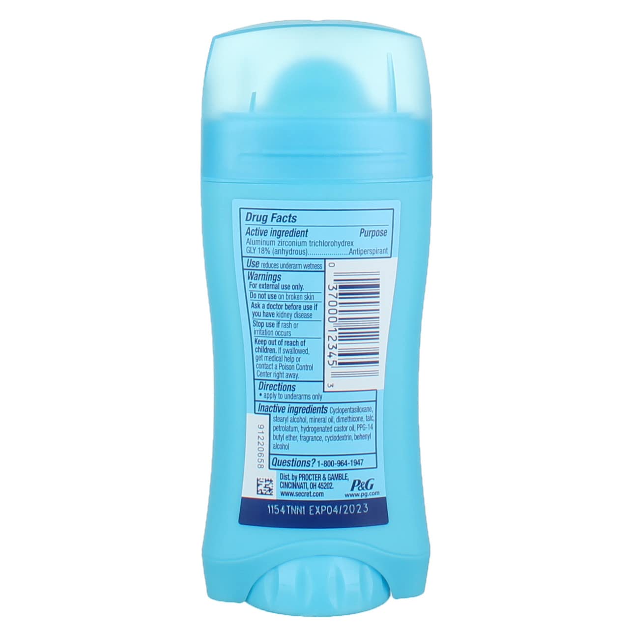 Secret Original Shower Fresh Scent Women'S Invisible Solid Ph Balanced Antiperspirant & Deodorant 2.6 Oz (Pack Of 3)