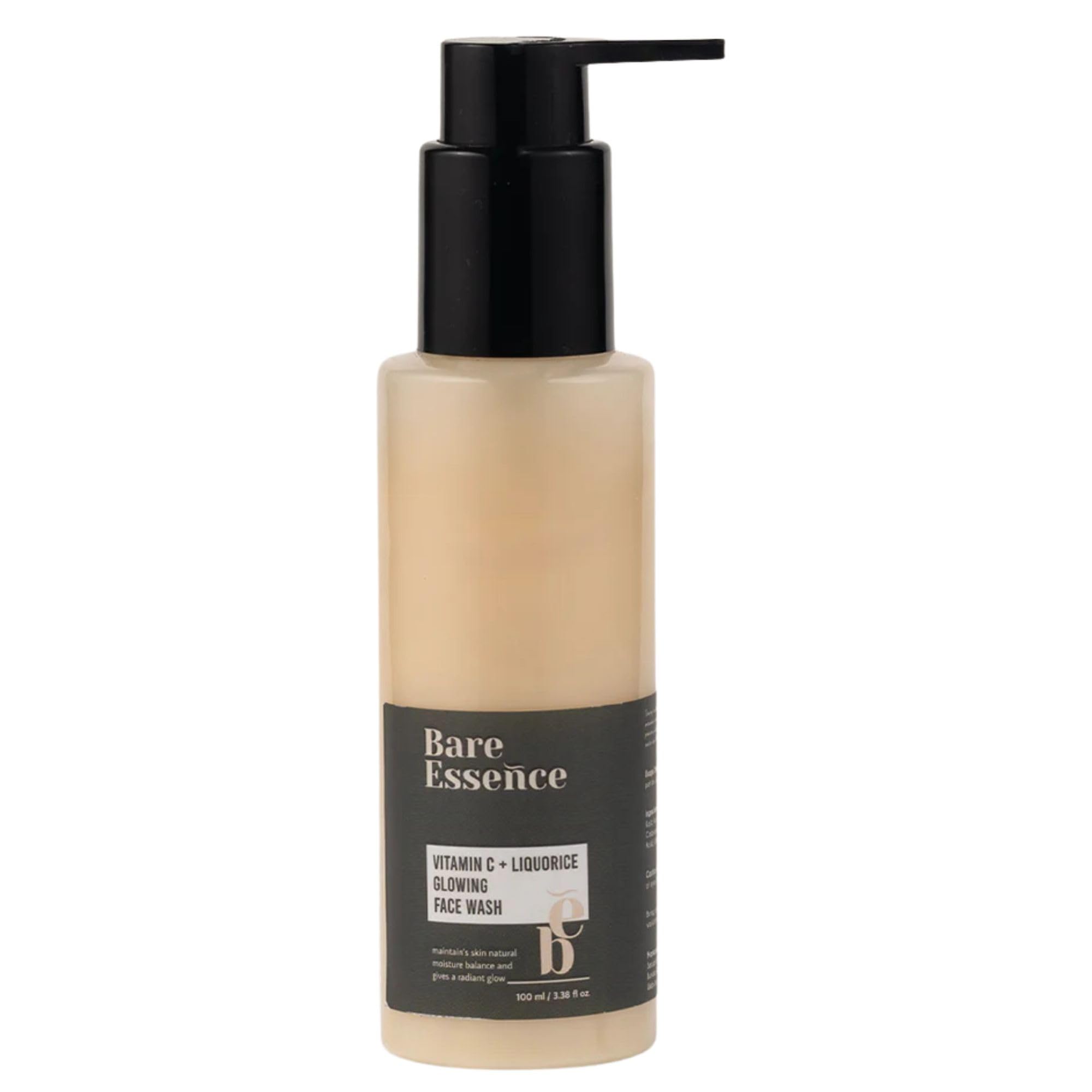 Bare Essence Citrus Glow Face Wash With Vitamin C & Liquorice | Brightening Deep Cleansing For Glowing Radiant Skin | Non Drying