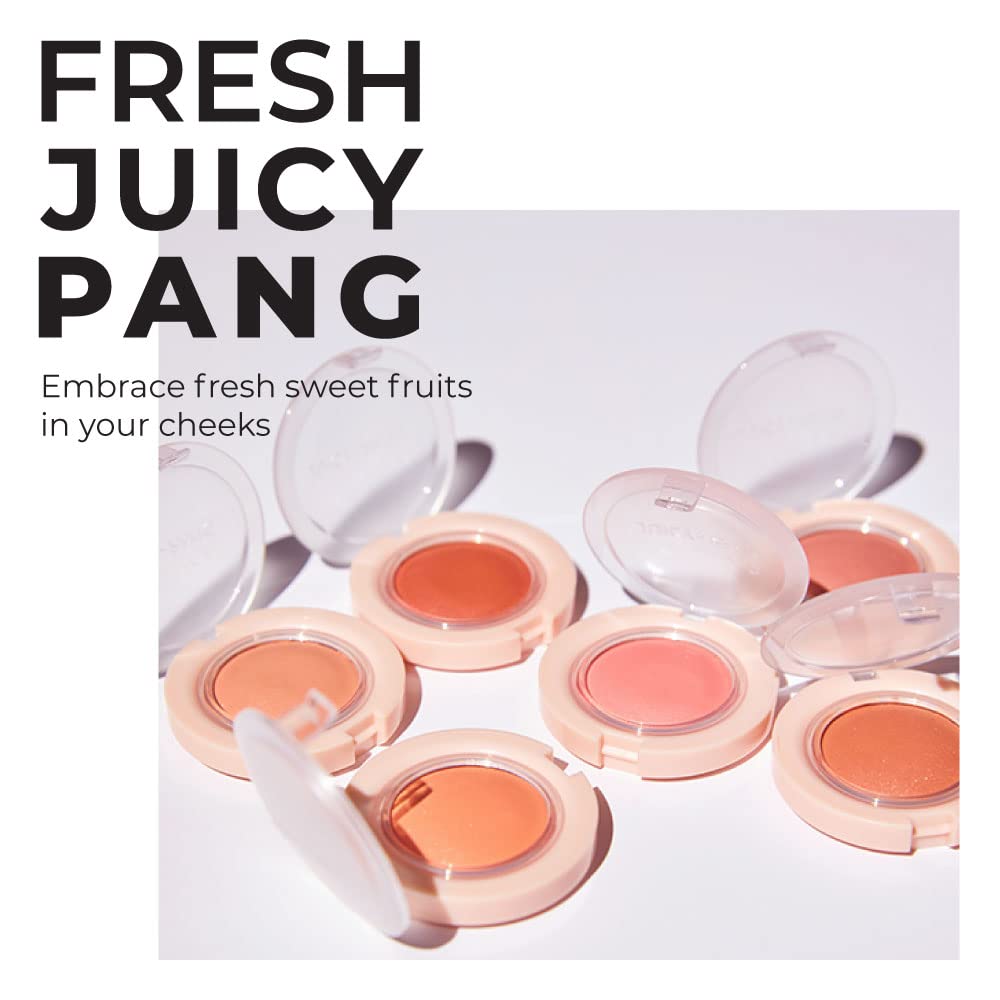 A'Pieu Juicy-Pang Jelly Blusher (Cr01) Velvety Finish - Easy Blending Blusher - Delicate Look - K-Beauty