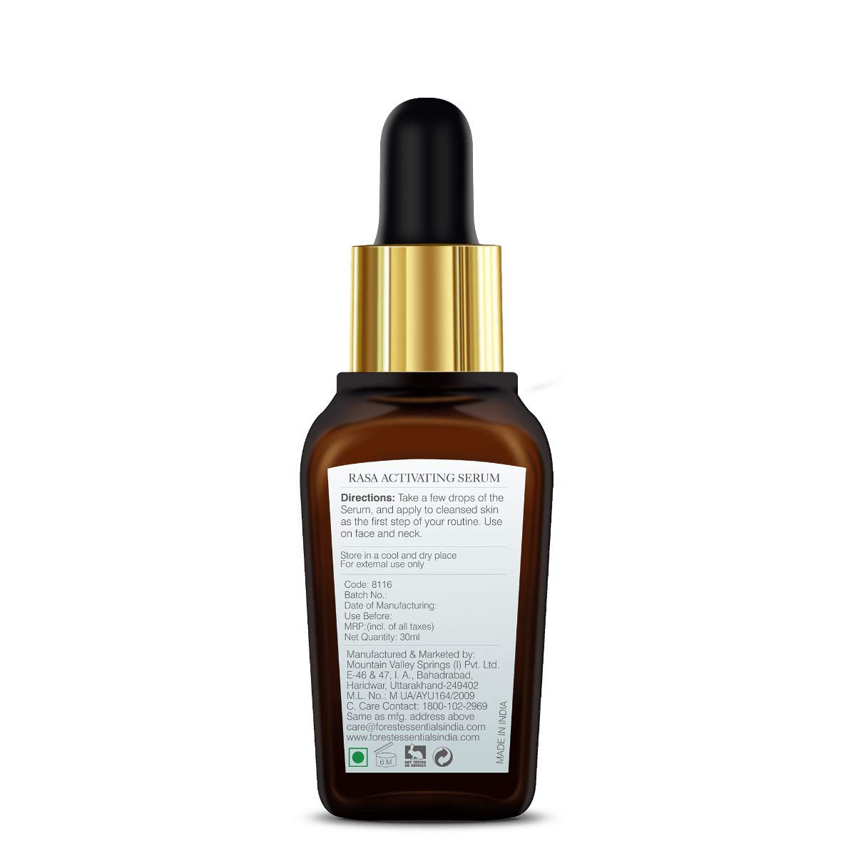 Forest Essentials Activating Serum Rasa, 30ml