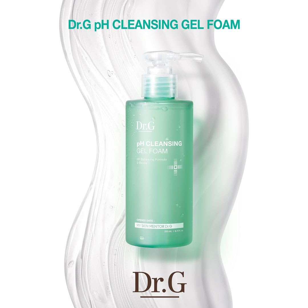 Dr.G Ph Cleansing Gel Foam, 200Ml - Gel Cleanser Face Wash, Gel Face Wash, Korean Skin Care Coreano, Korean Skincare, K Beauty S
