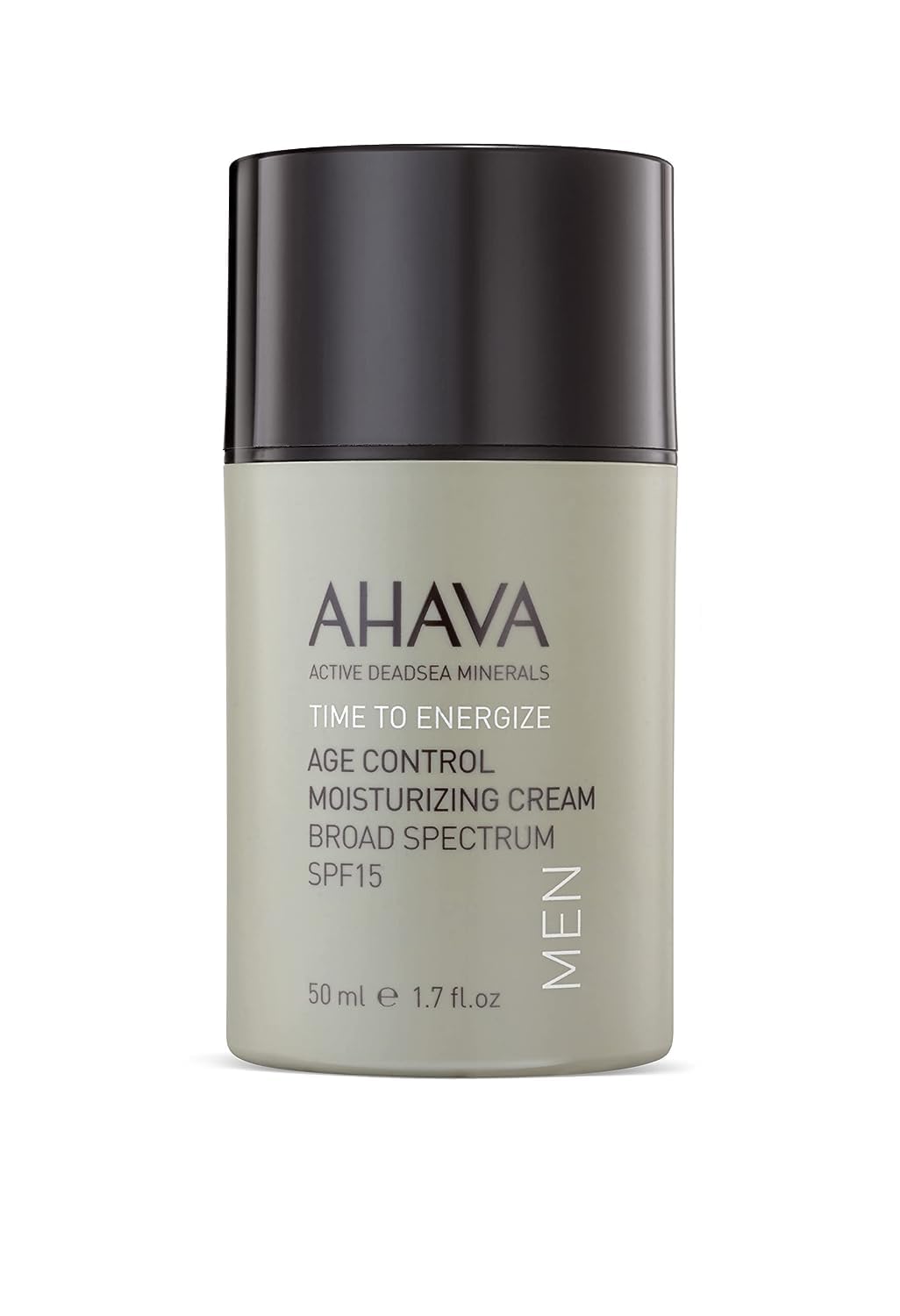 AHAVA Time to Energize Mens Age Control Moisturizing Cream SPF 15, 1.7 Fl Oz