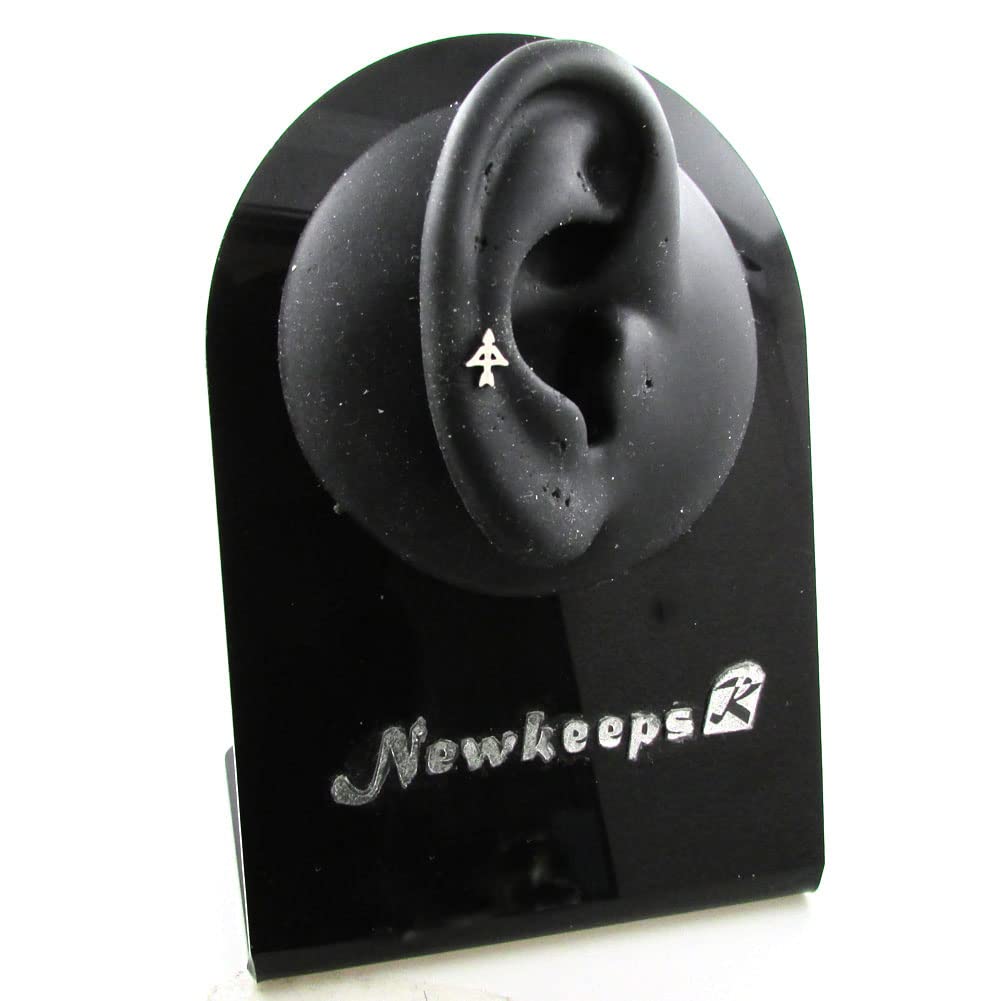 NewkeepsR 16g-Titanium Threadless Zodiac 12 Constellation Astrology Jewelry Stud Earring-Sagittarius