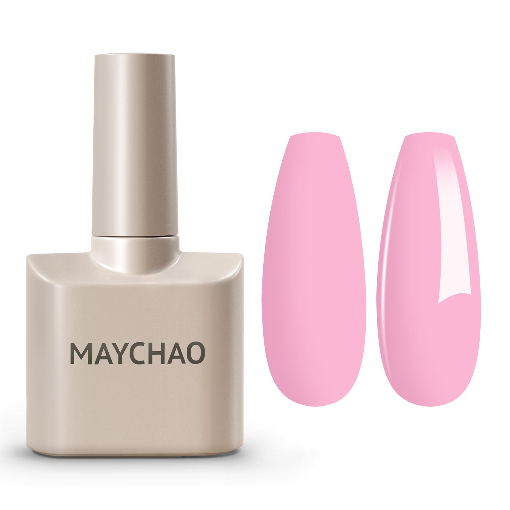 MAYCHAO 15ML Gel Nail Polish 1Pc Pink Gel Polish Soak Off UV LED Nail Lamp Curing Nail Polish Gel for Nail Art Manicure Salon DI