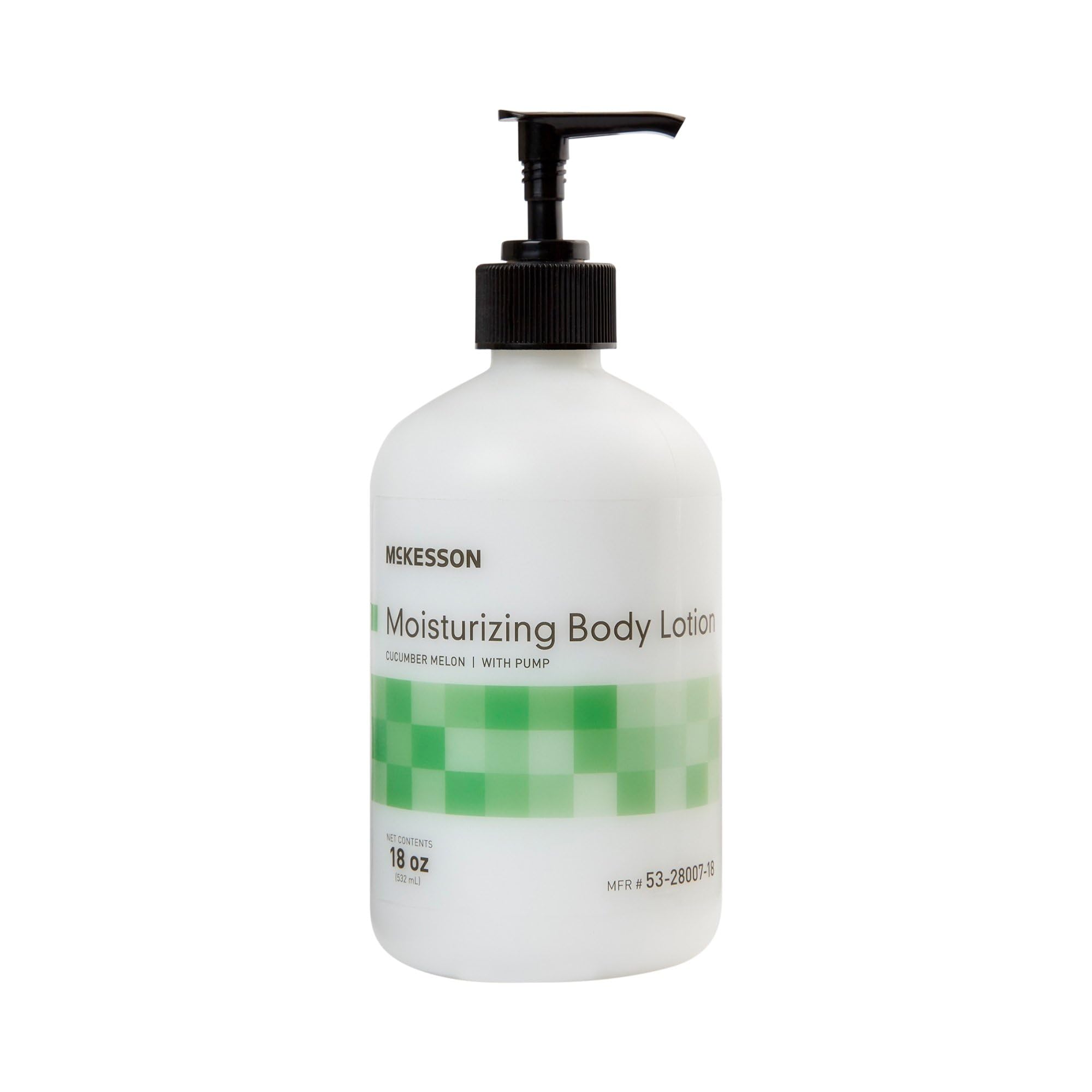 McKesson Moisturizing Hand and Body Lotion - Cucumber Melon Scent - 18 oz, 12 Count