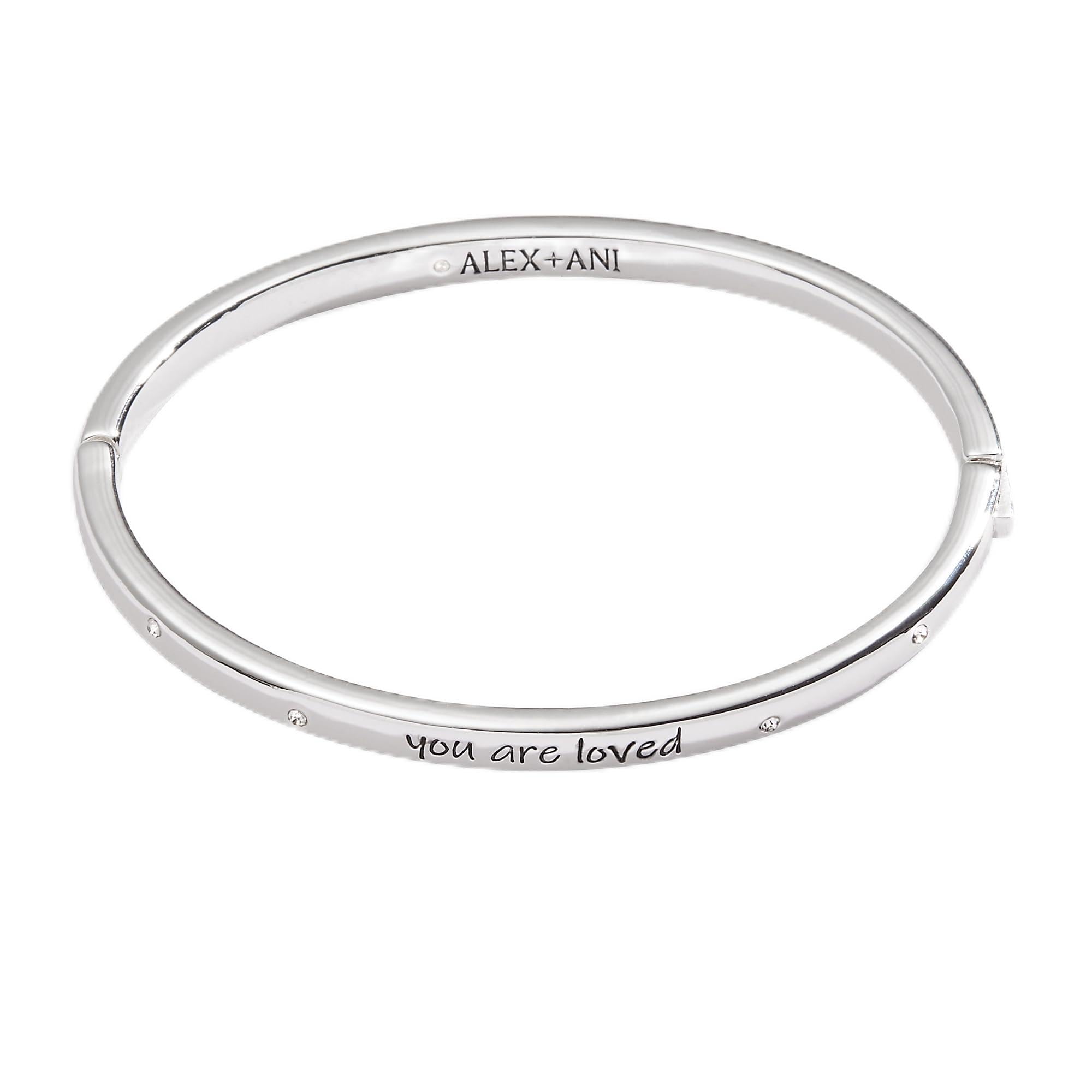 Alex and Ani You Are Loved Mantra Bangle