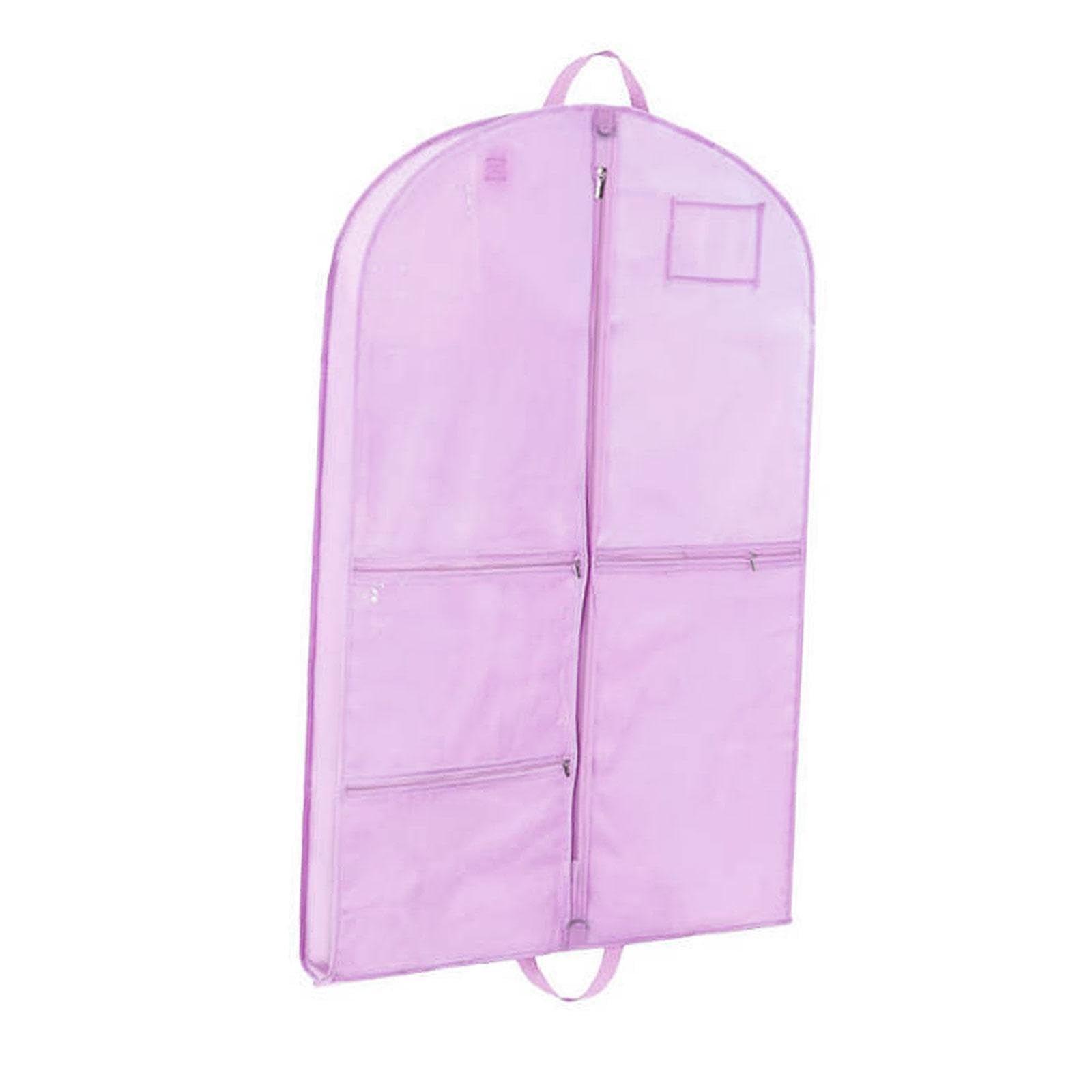 Atorse Dance Garment Bag Clothes Protector Travel Storage Multipurpose With Pockets Purple