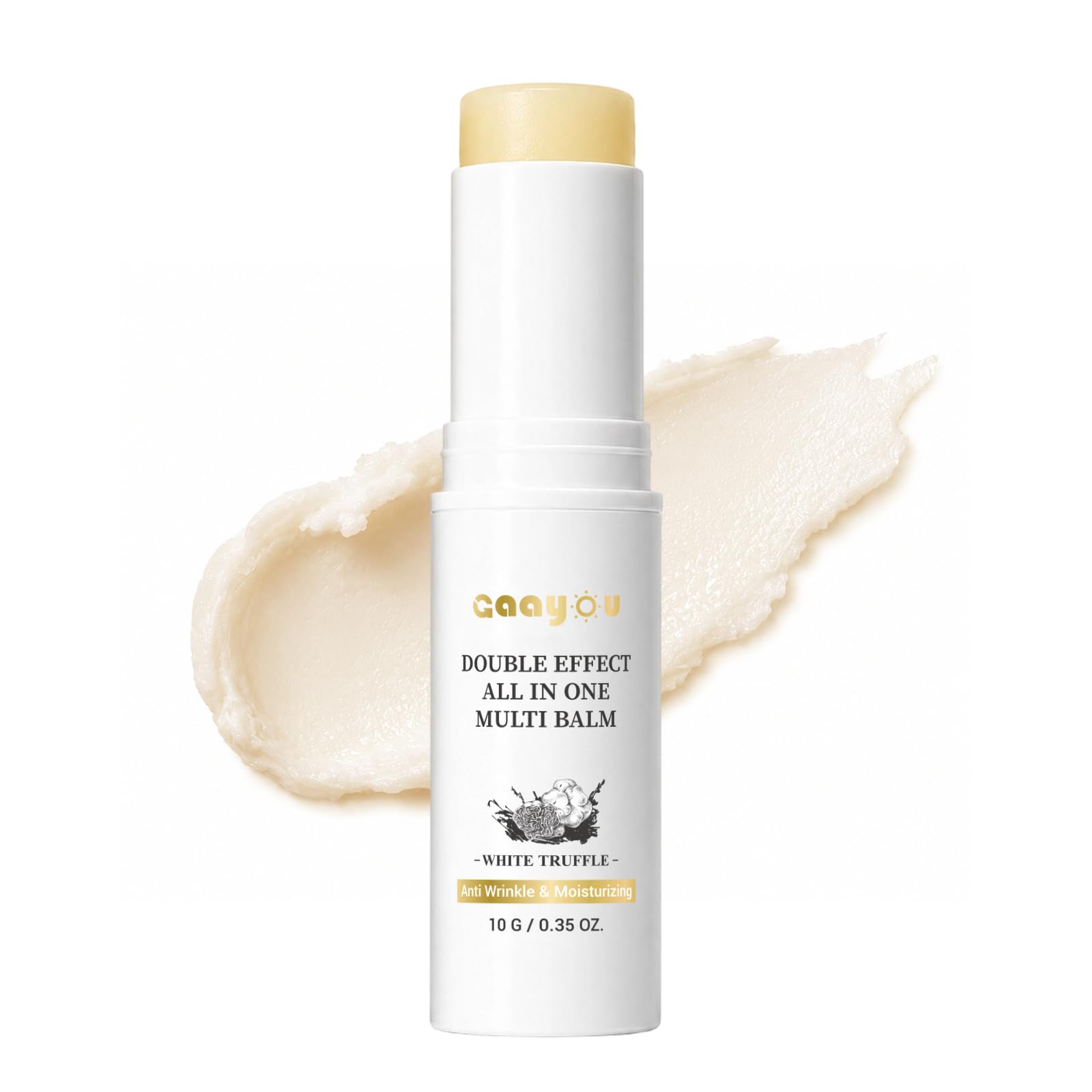 White Truffle Multi Balm Stick Allinone Under Eye Balm Hydrating Balm Korean Wrinkle Stick for Face, Lip, Eyes, Neck, Fine Lin