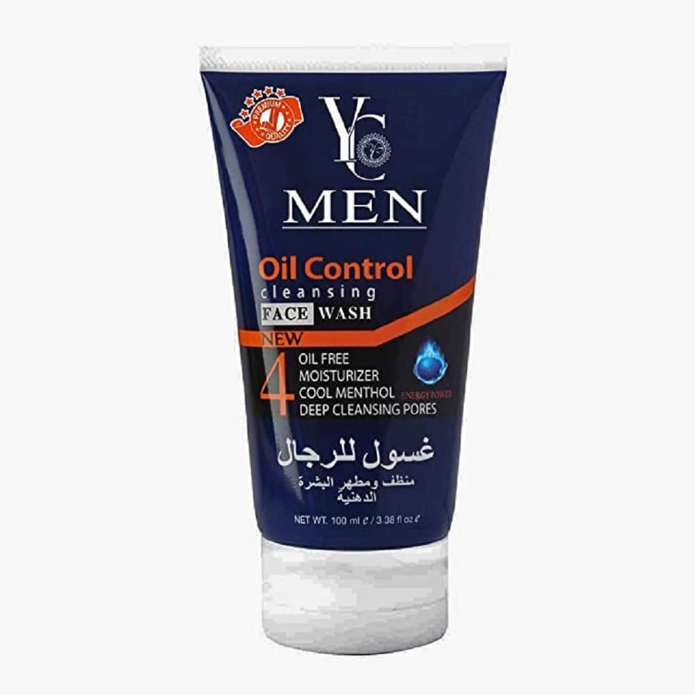 Yc Men Oil Control Cleansing Face Wash  100Ml, White