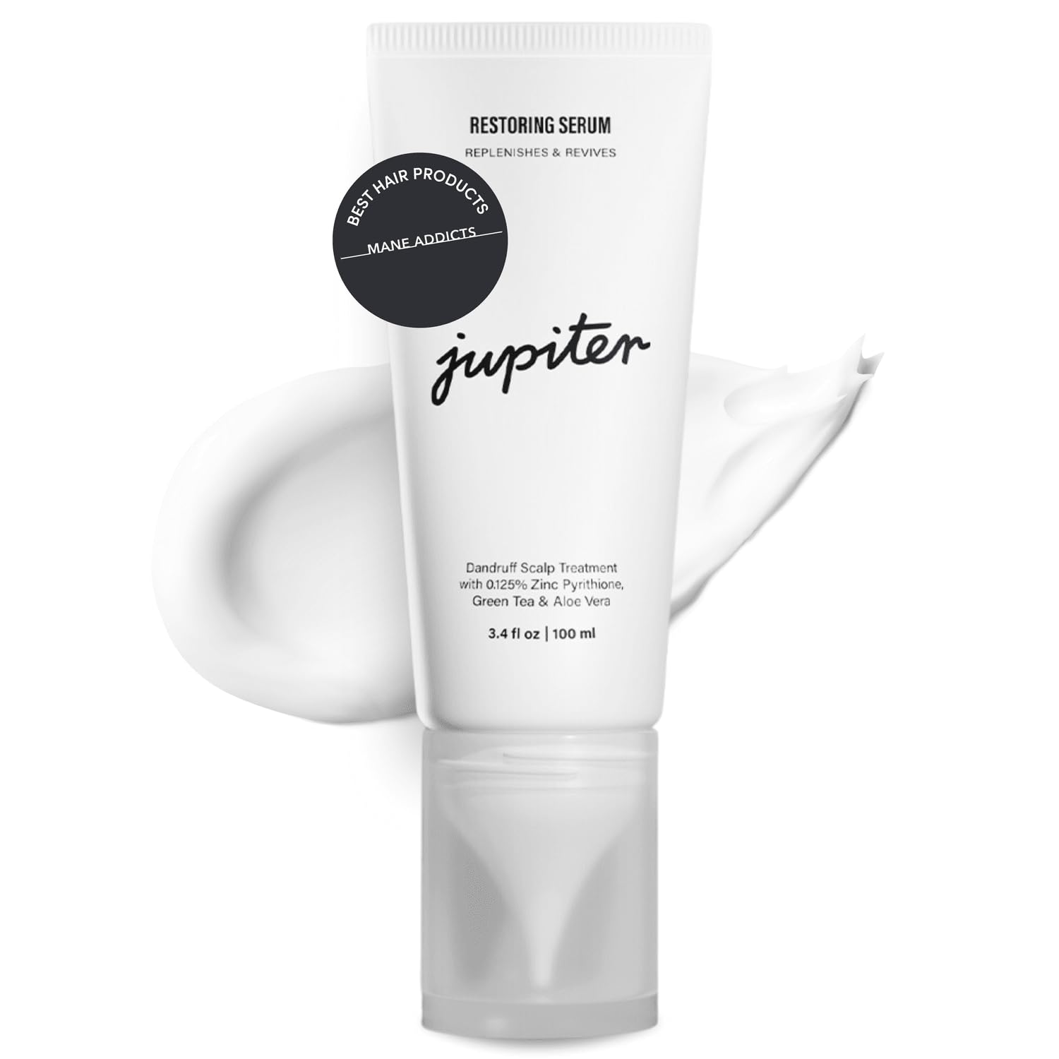 Jupiter Anti-Dandruff Scalp Serum - Leave On Restoring Serum For Dry, Itchy & Oily Scalp - Aloe Vera & Niacinamide - Color Safe 