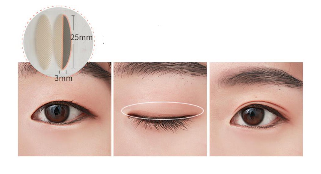 300Pairs Portable Breathable Natural Invisible Single Sided Double Eyelid Tape Self-Adhesive Eyelid Stickers Instant Eye Lift St