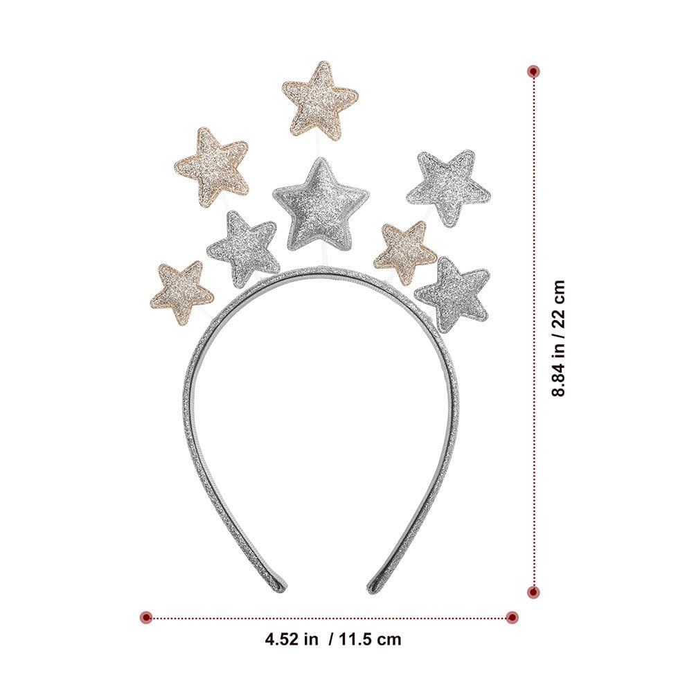Angoily 2pcs Pentagram Headband Unique Headdresses Headbands for Women Hair Hoops for Girls Hairbands Party Hair Accessories Hea