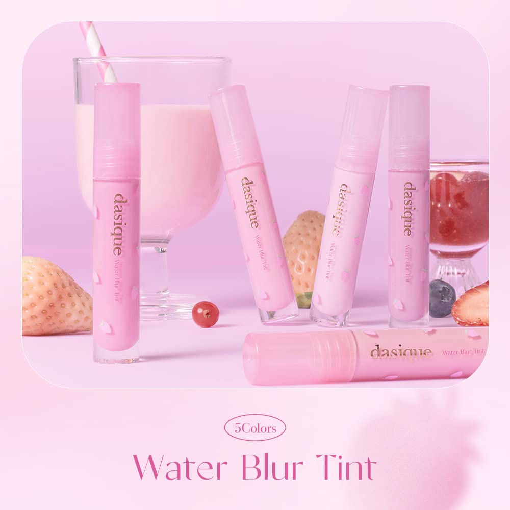 Dasique Water Blur Tint #08 Chilling | Berry Smoothie Collection I Vegan, Cruelty-Free I Non-Sticky, Non-Greasy, Watery Formula