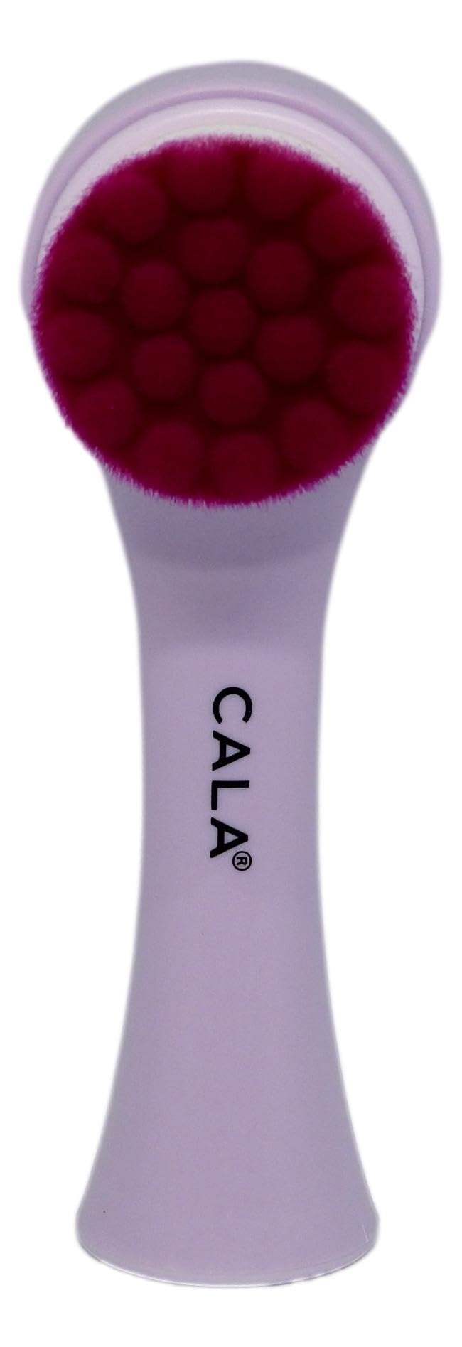Cala Dual-Action Purple Facial Cleansing Brush